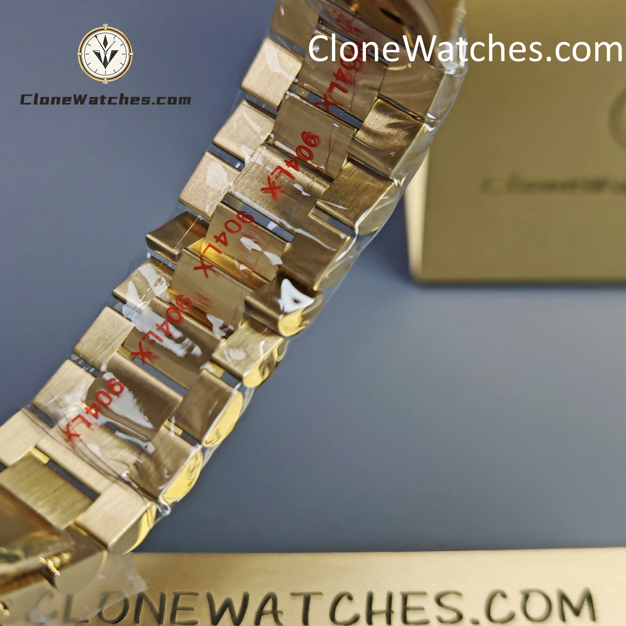 Rolex Super Clone Watches 1:1 Day Date 18K Gold White Dial 40mm m228238-0042 3255 Movement