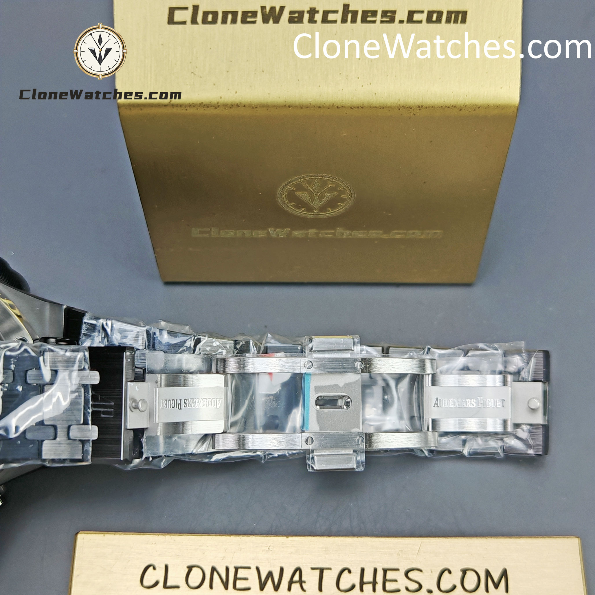 Audemars Piguet Super Clone Watches 1:1 Royal Oak Black Ceramic Blue Dial 26240CE Selfwinding Chronograph
