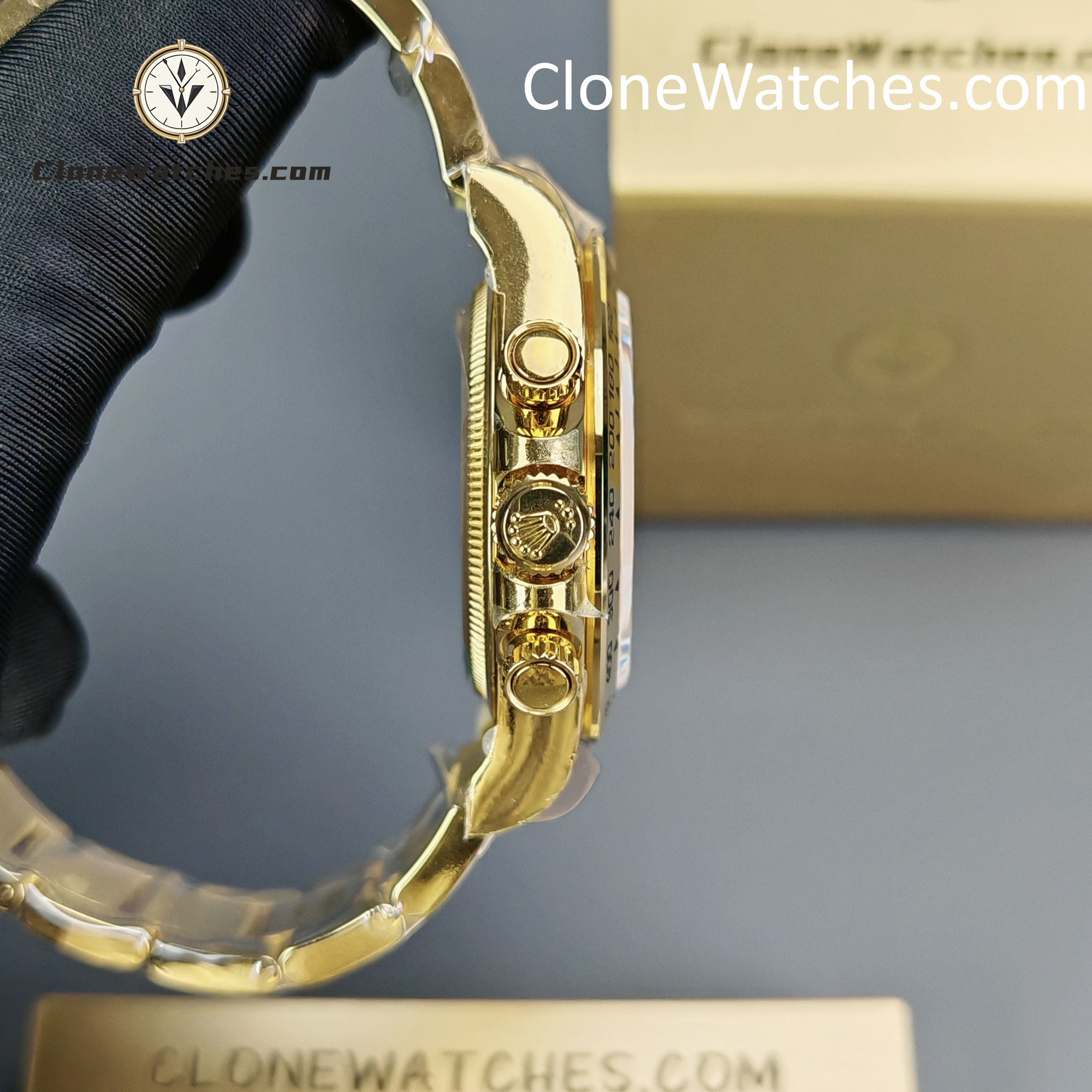 Rolex Super Clone Watches 1:1 Daytona 18k Gold M126508-0003 4131 Movement