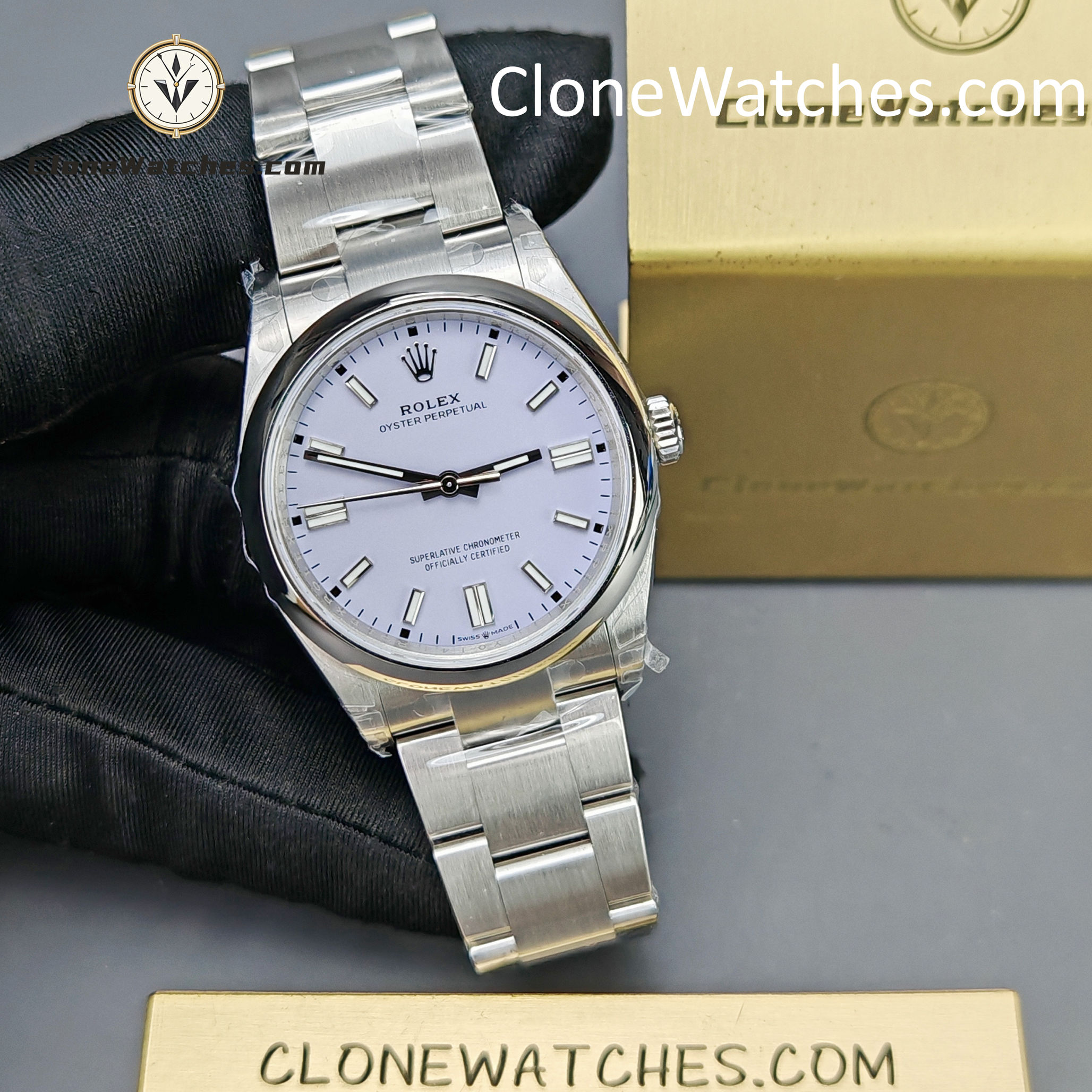 Rolex Super Clone Watches 1:1 Oyster Perpetual Purple Dial 36mm 126000-0013 3230 Movement