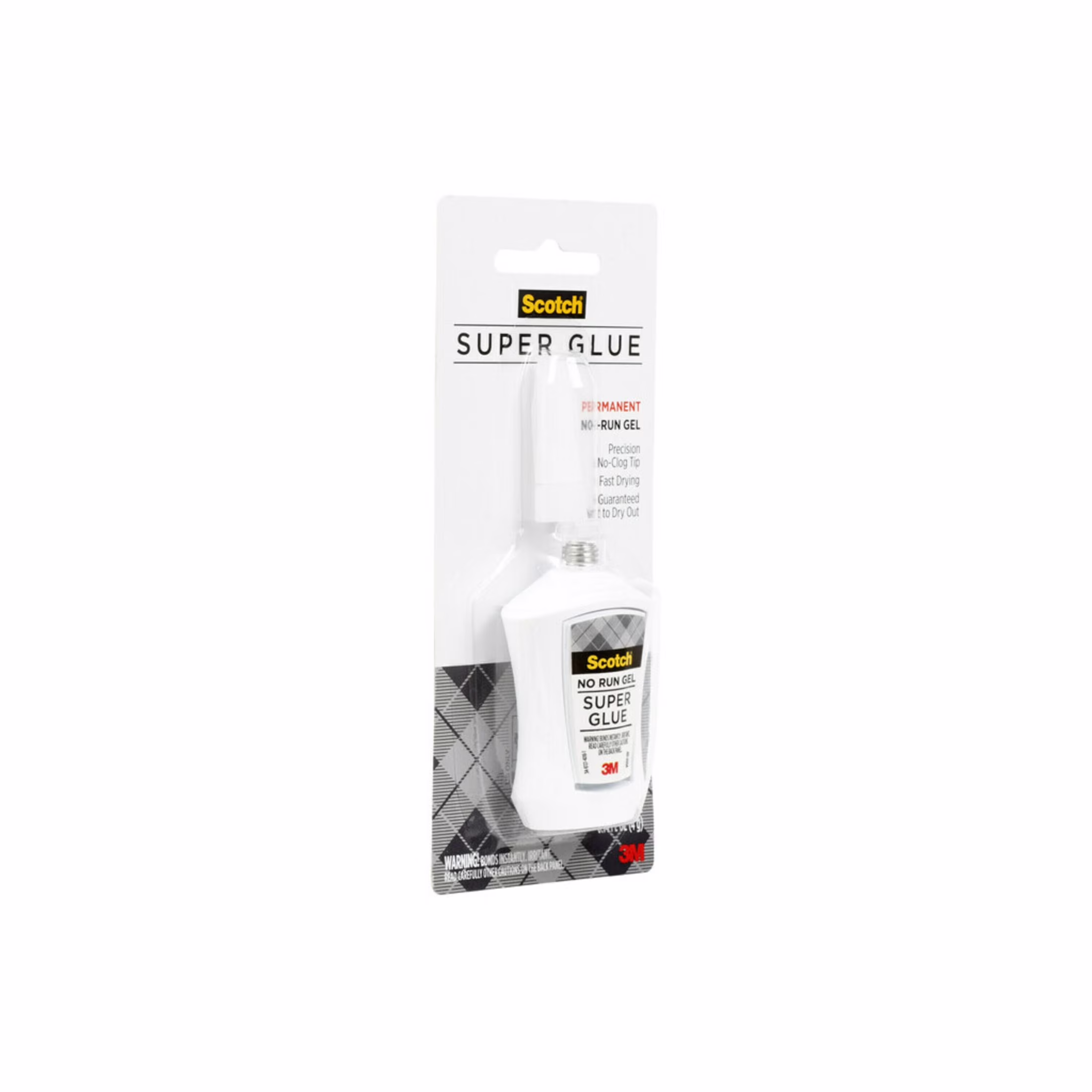 (2 pack) Scotch Create Permanent Super Glue Gel, .14 oz., 1 Bottle