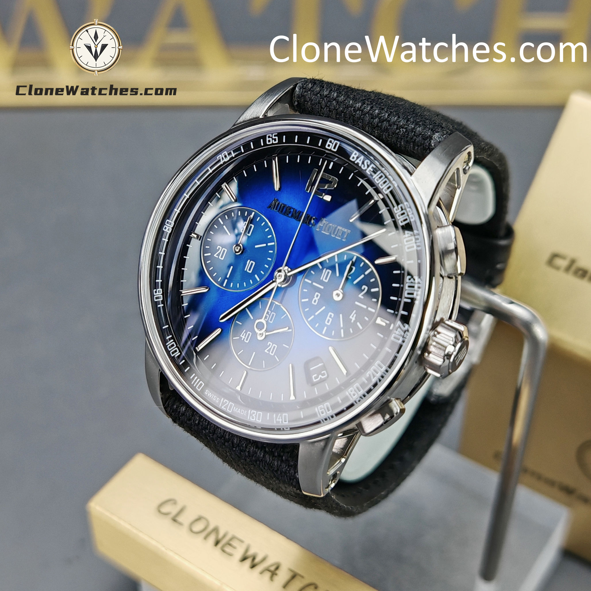 Audemars Piguet Super Clone Watches 1:1 Code 11.59 Smoky Blue Dial 26393BC 41mm