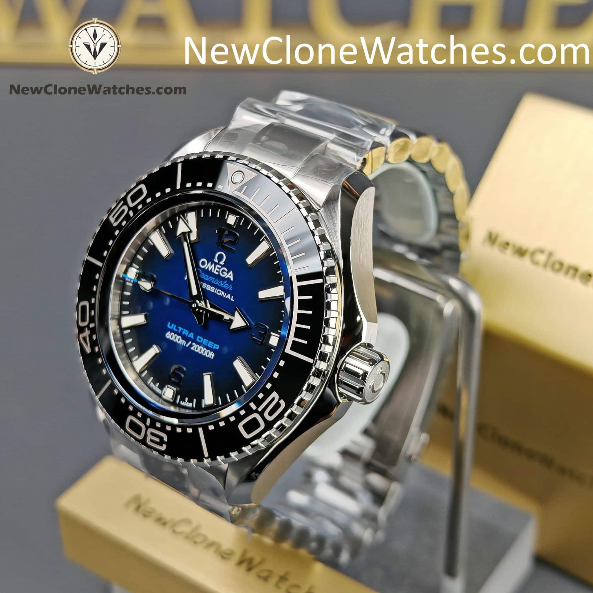 OMEGA Super Clone Watches 1:1 Seamaster Ocean Planet 6000M 45.5 MM 215.30.46.21.03.001
