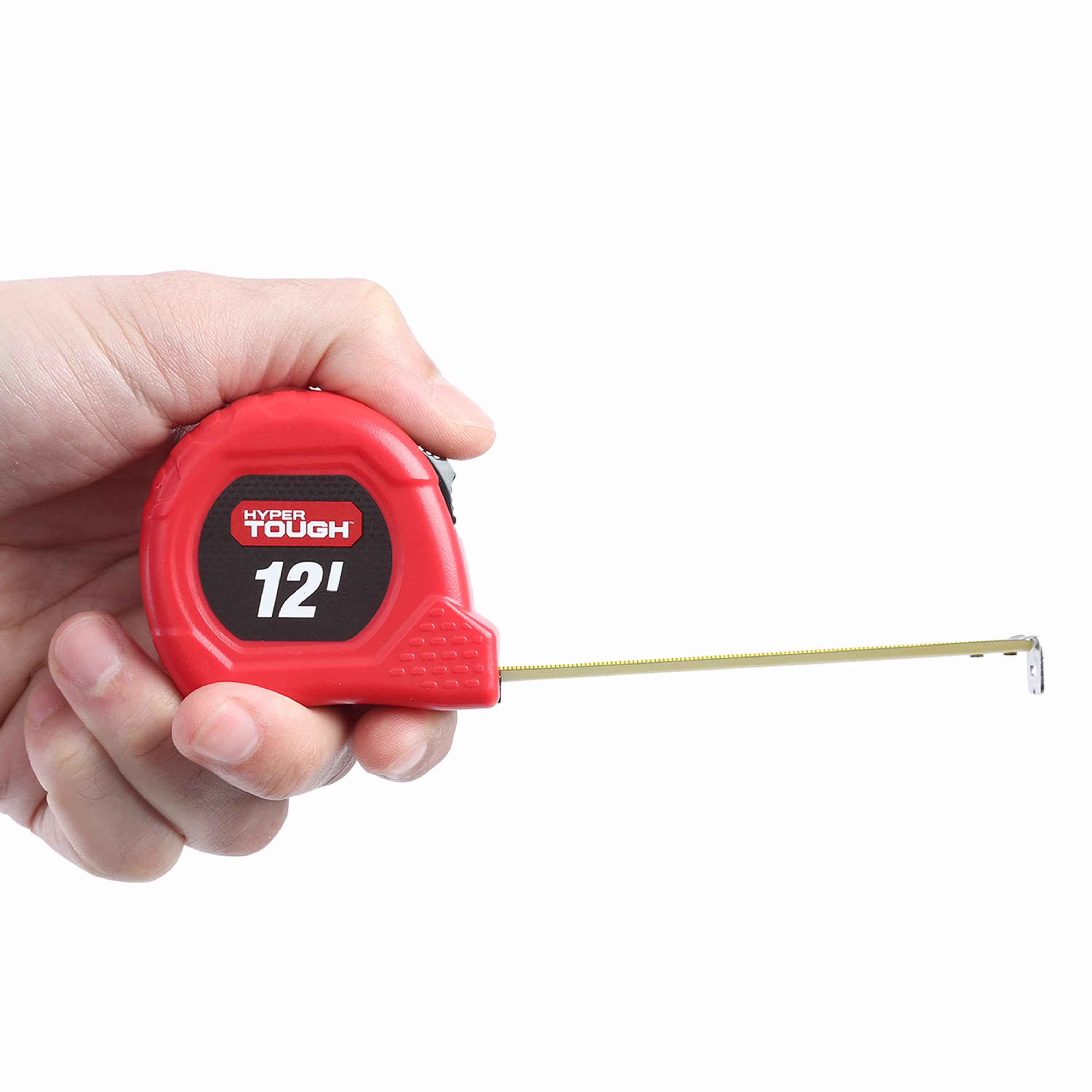 Hyper Tough Tape Measure, 12 ft, Nylon Coated Blade, VN-42038