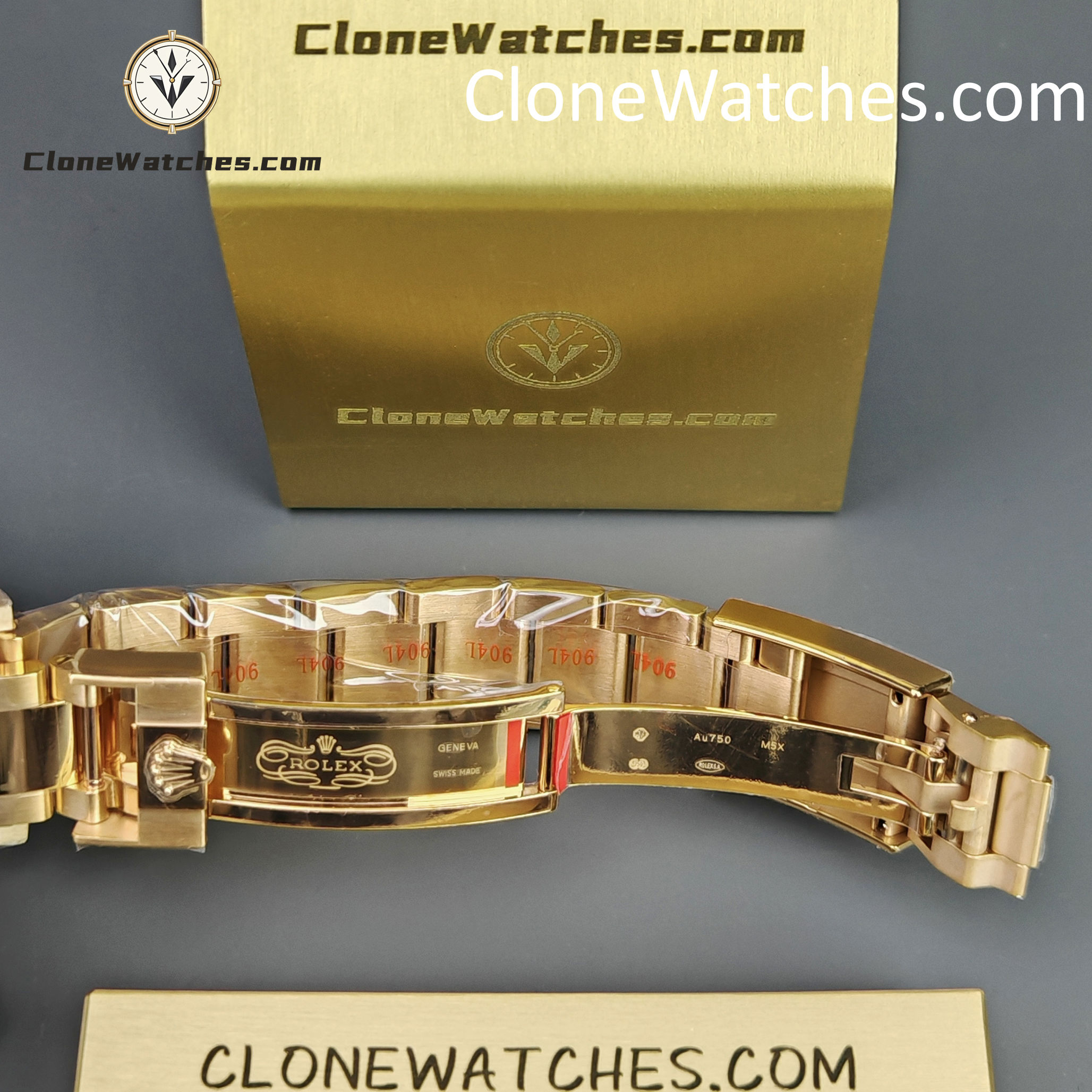 Rolex Super Clone Watches 1:1 Daytona Sundust Dial Rose Gold 126505-0003 4131 Movement