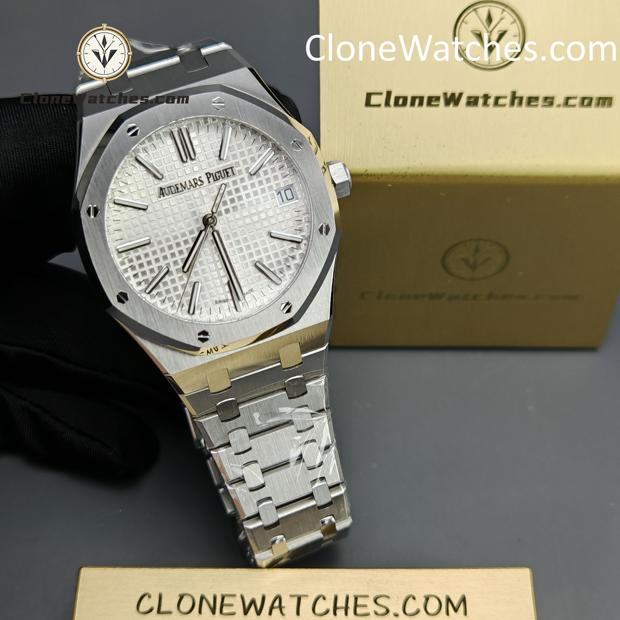 Audemars Piguet Super Clone Watches 1:1 Royal Oak 15510 White Dial 41MM Selfwinding