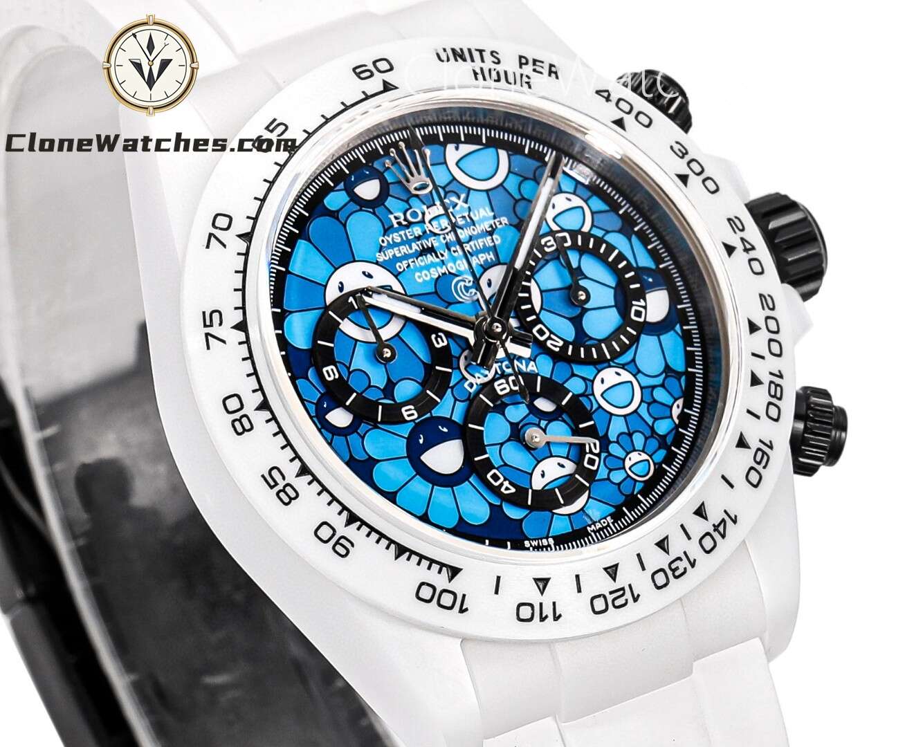 Modified Super Clone Watches 1:1 Rolex Daytona MILITARY BLUE Ceramic custom version