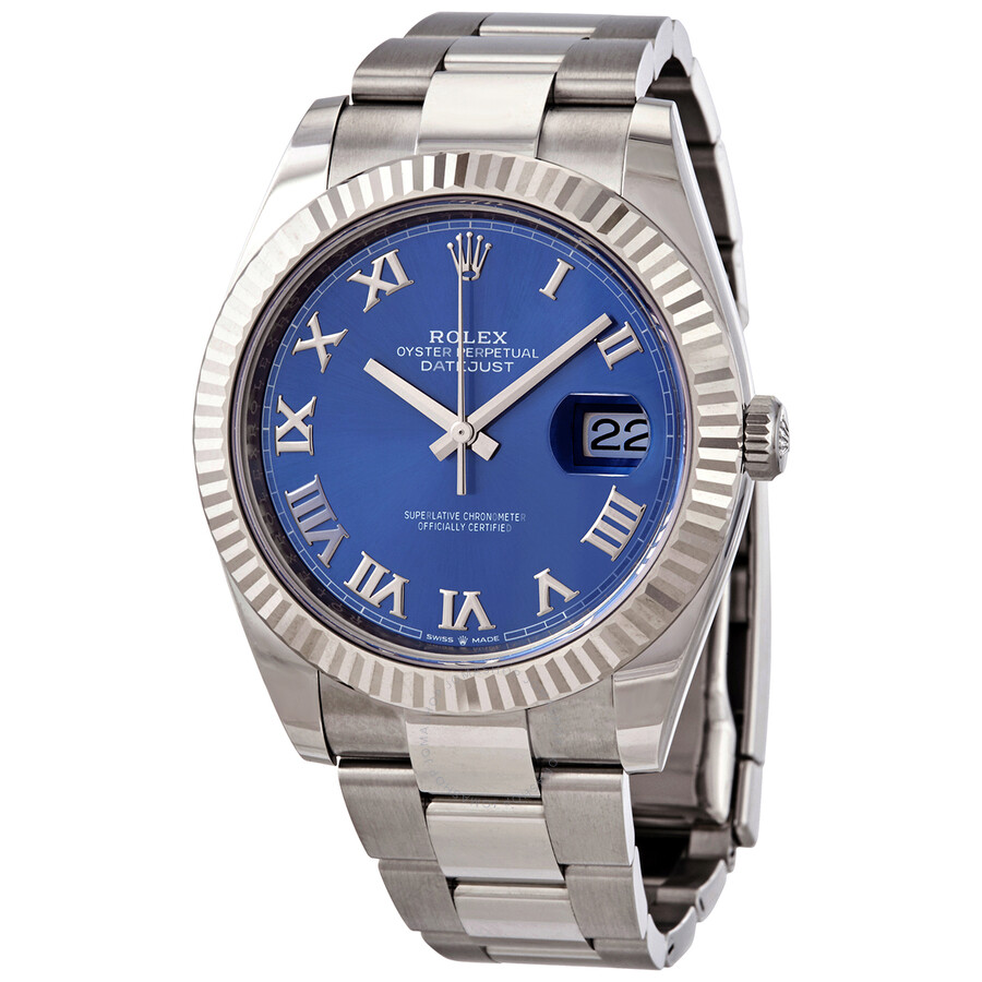 Rolex Oyster Perpetual Datejust Automatic Blue Dial Men s Watch 126334BLRO（Lifetime free warranty+90-days replacement service & Refund!.）