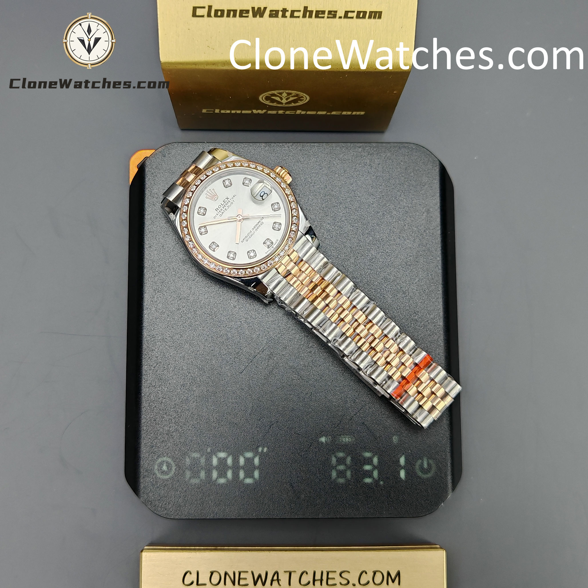Rolex Super Clone Watches 1:1 DateJust m278381rbr-0016 Jubilee 31MM 2236 Movement
