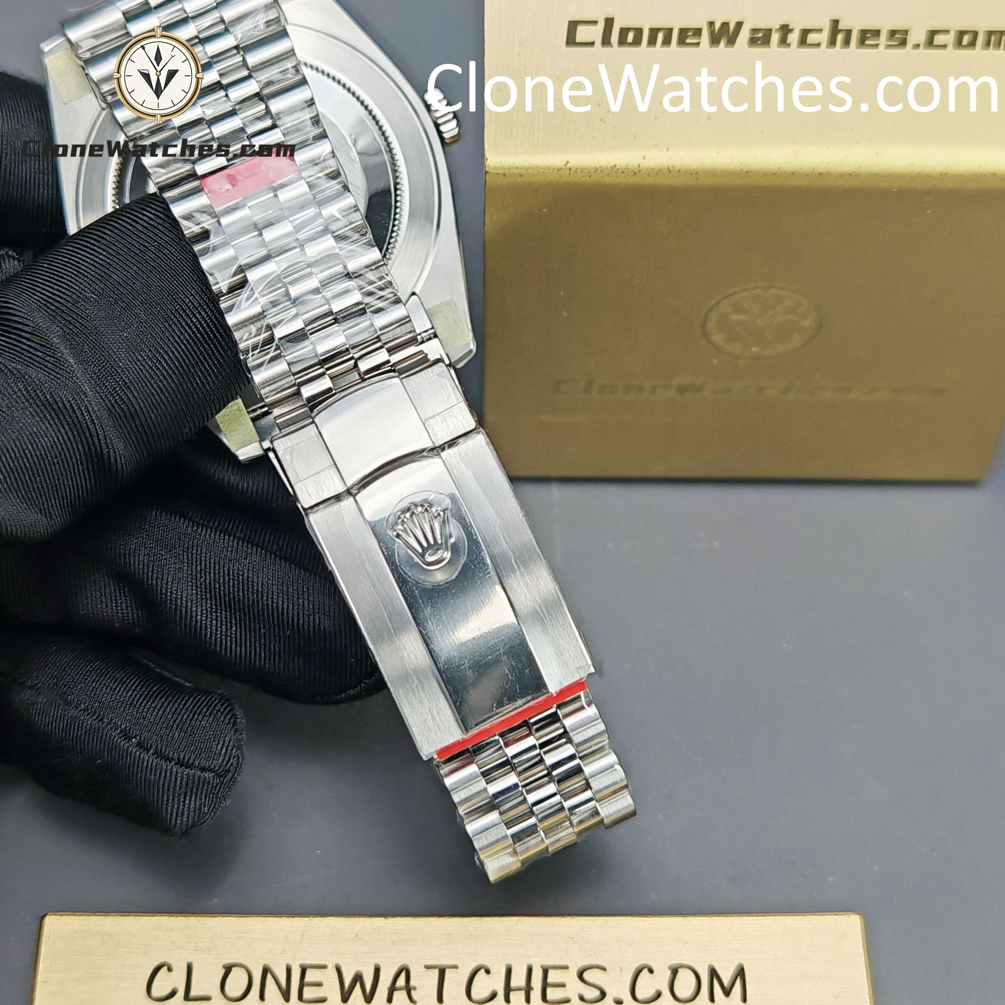 Rolex Super Clone Watches 1:1 DateJust Blue Dial Roman M126334 Jubilee 41MM 3235 Movement