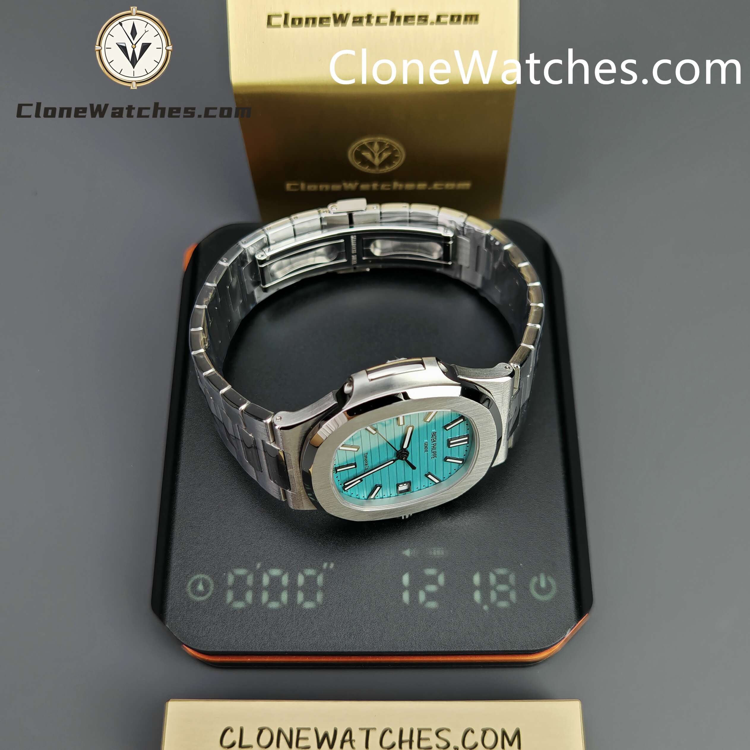 Patek Philippe Super Clone Watches 1:1 Nautilus 5711 Tiffany & Co Blue Dial