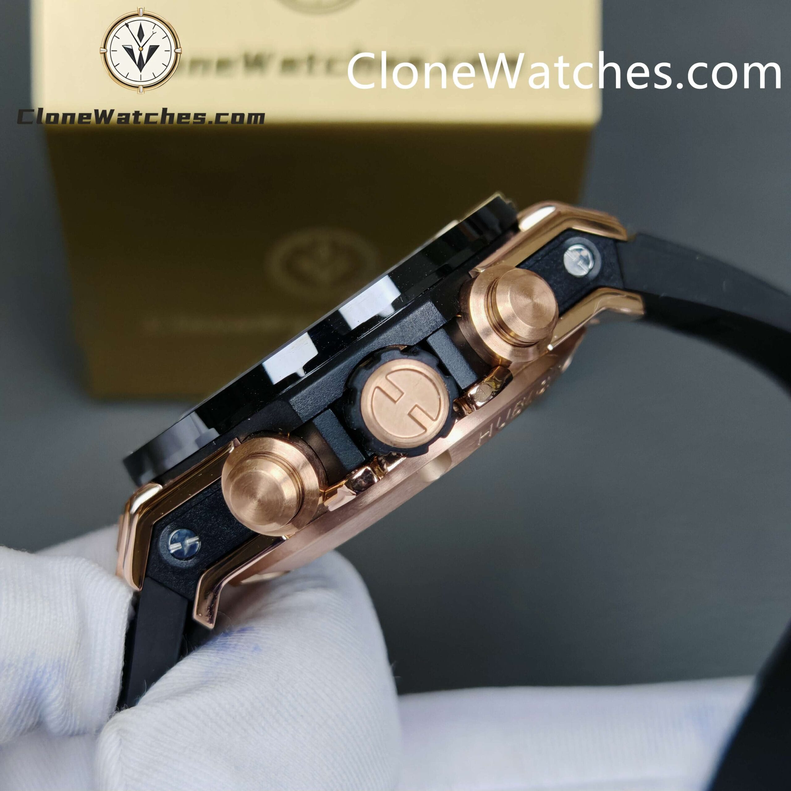 Hublot Super Clone Watches 1:1Big Bang Unico King Gold Ceramic 42MM 441.OM.1181.RX