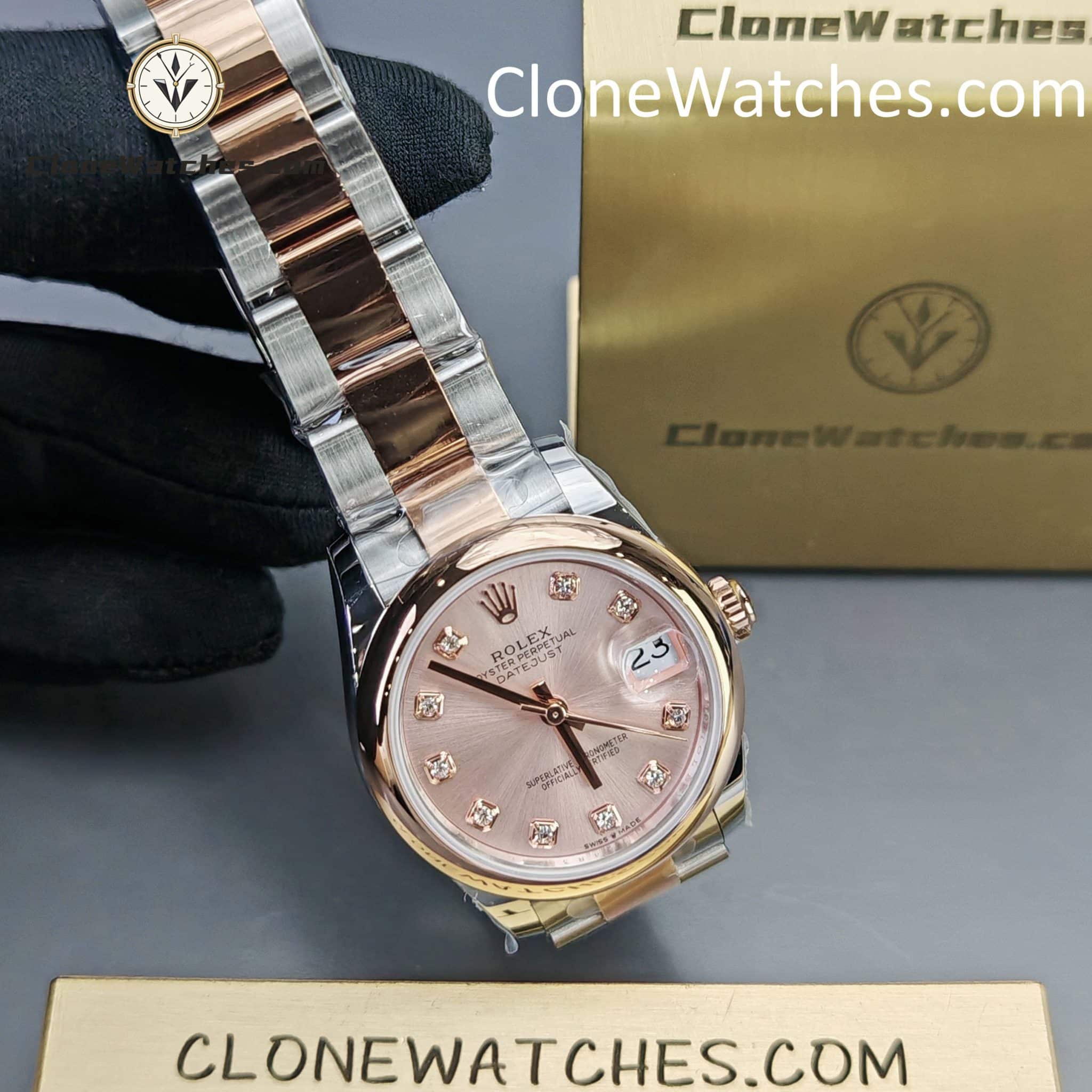 Rolex Super Clone Watches 1:1 DateJust m278241-0023 Oyster 31MM 2236 Movement