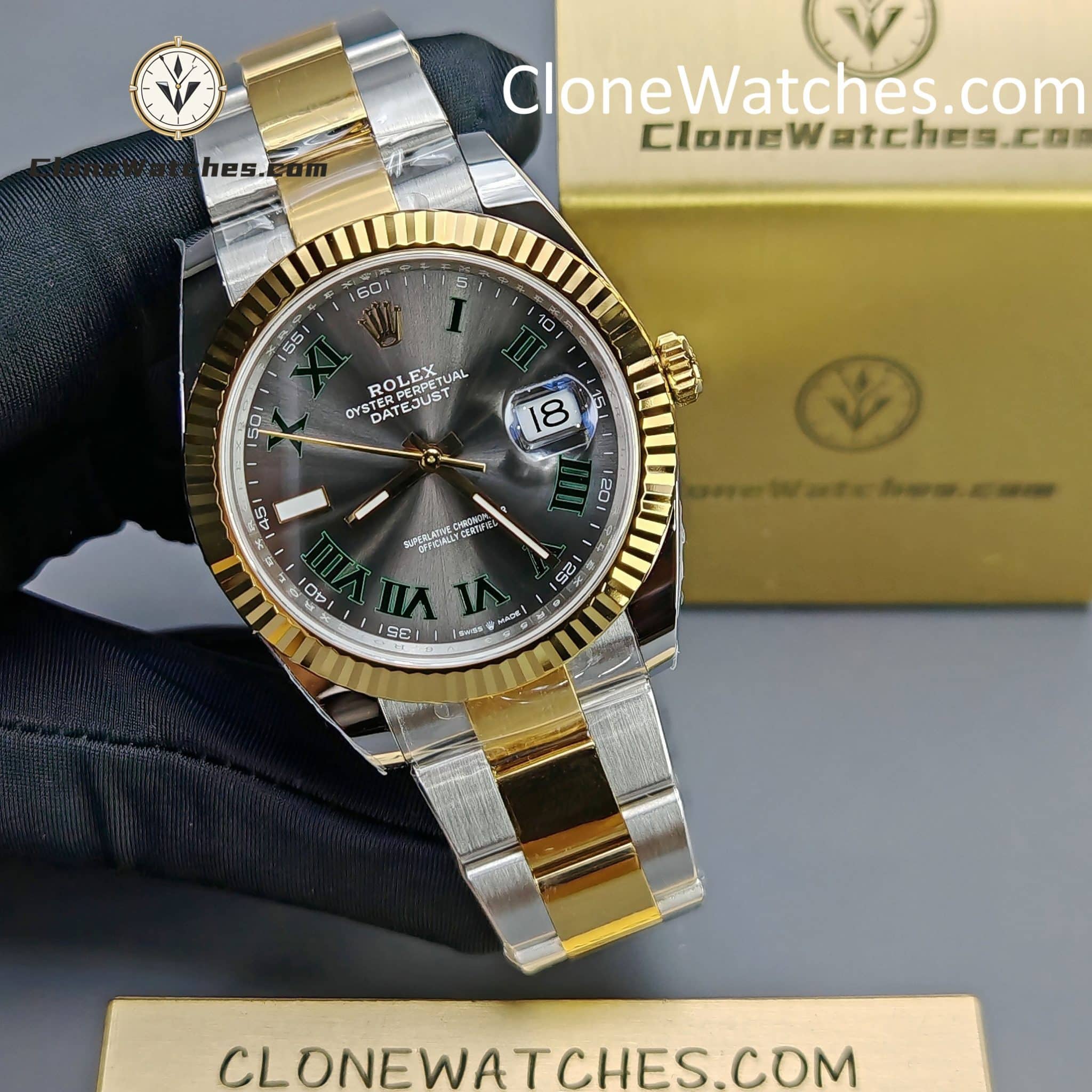 Rolex Super Clone Watch 1:1 DateJust m126333-0019 Oyster 41MM 3235 Movement