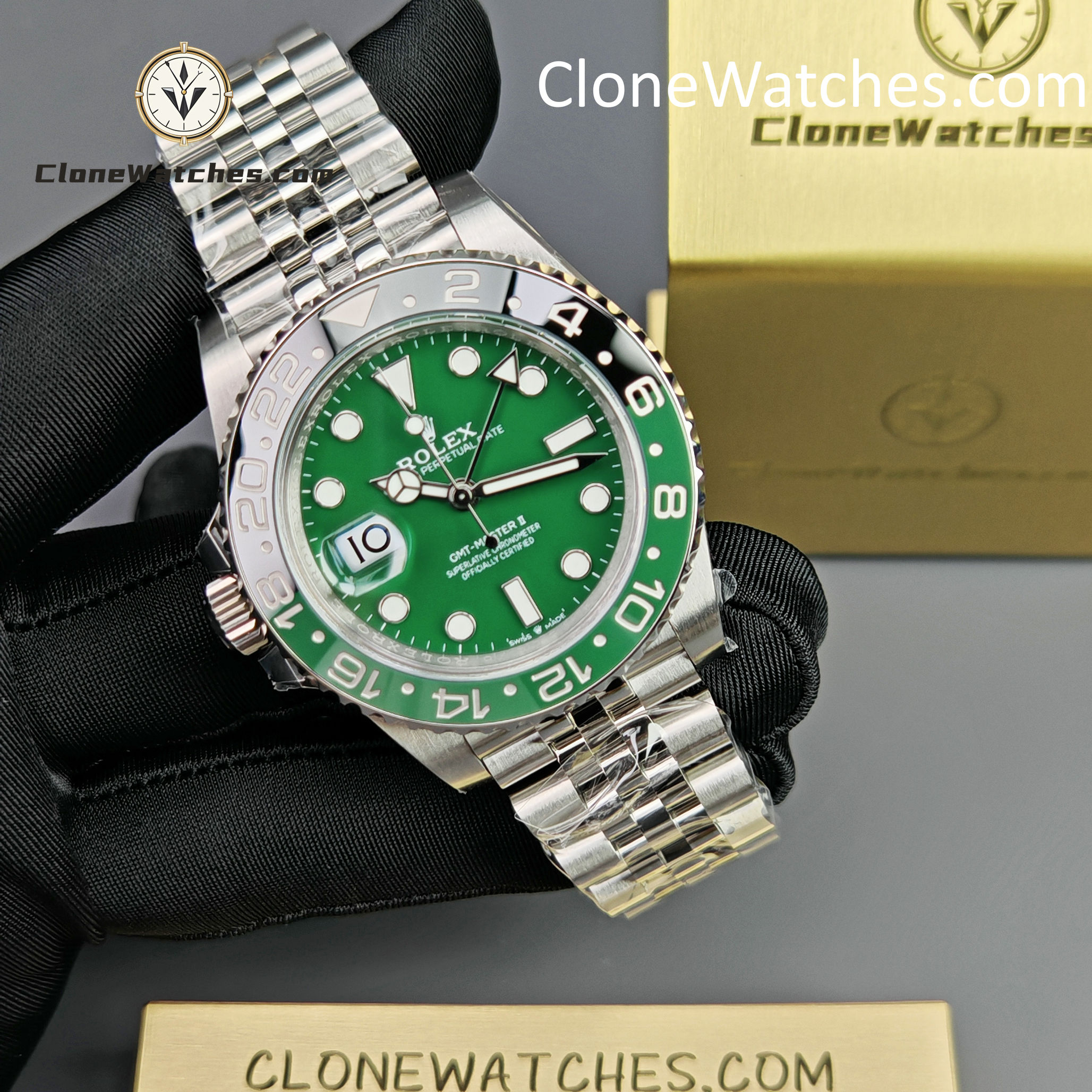 Rolex Super Clone Watches 1:1 GMT-Master II M126729VTNR Jubilee 3285 Movement