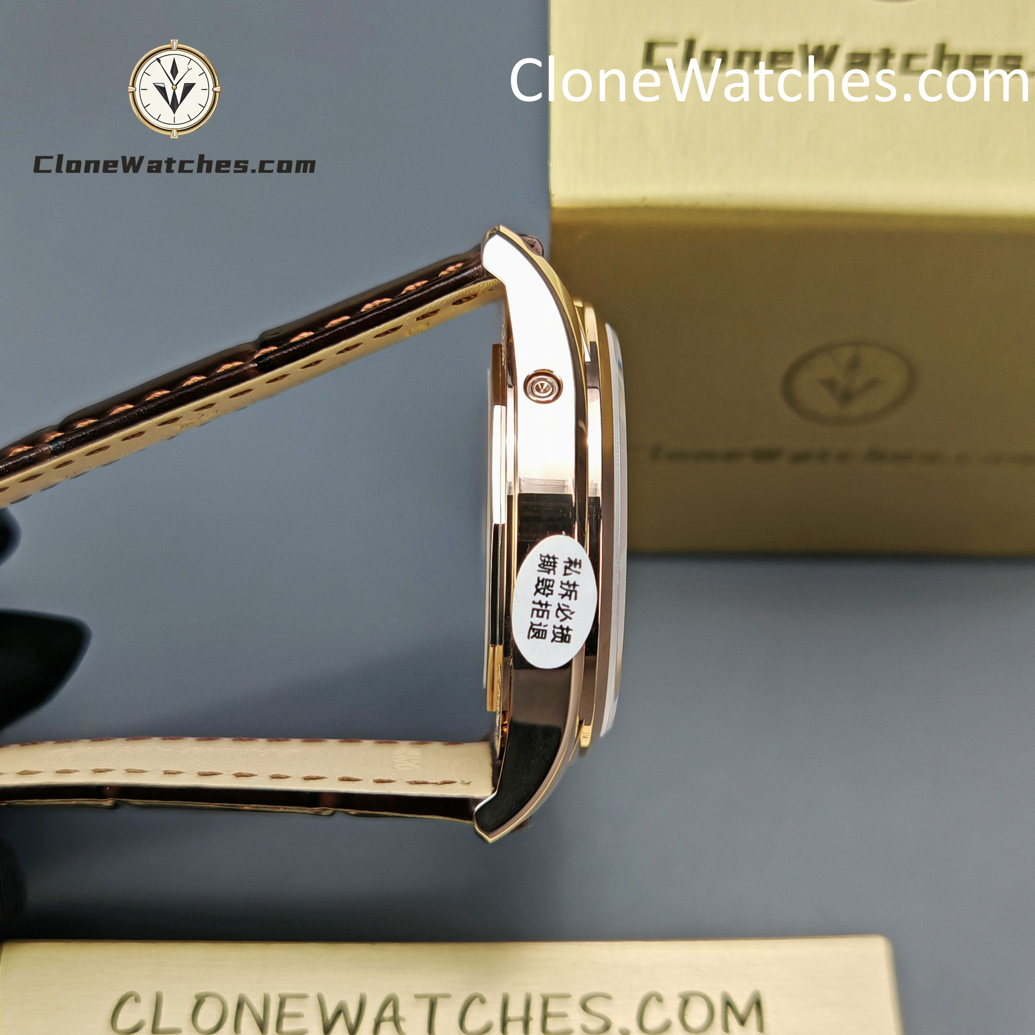 Vacheron Constantin Super Clone Watches 1:1 Fiftysix 4000E/000R-B065 Sepia Brown-Toned Dial