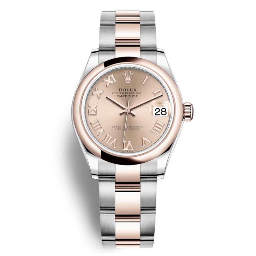 Rolex Datejust 31 Rose Dial Automatic Ladiess Steel and 18kt Everose Gold Oyster Watch 278241PRO（Lifetime free warranty+90-days replacement service & Refund!.）