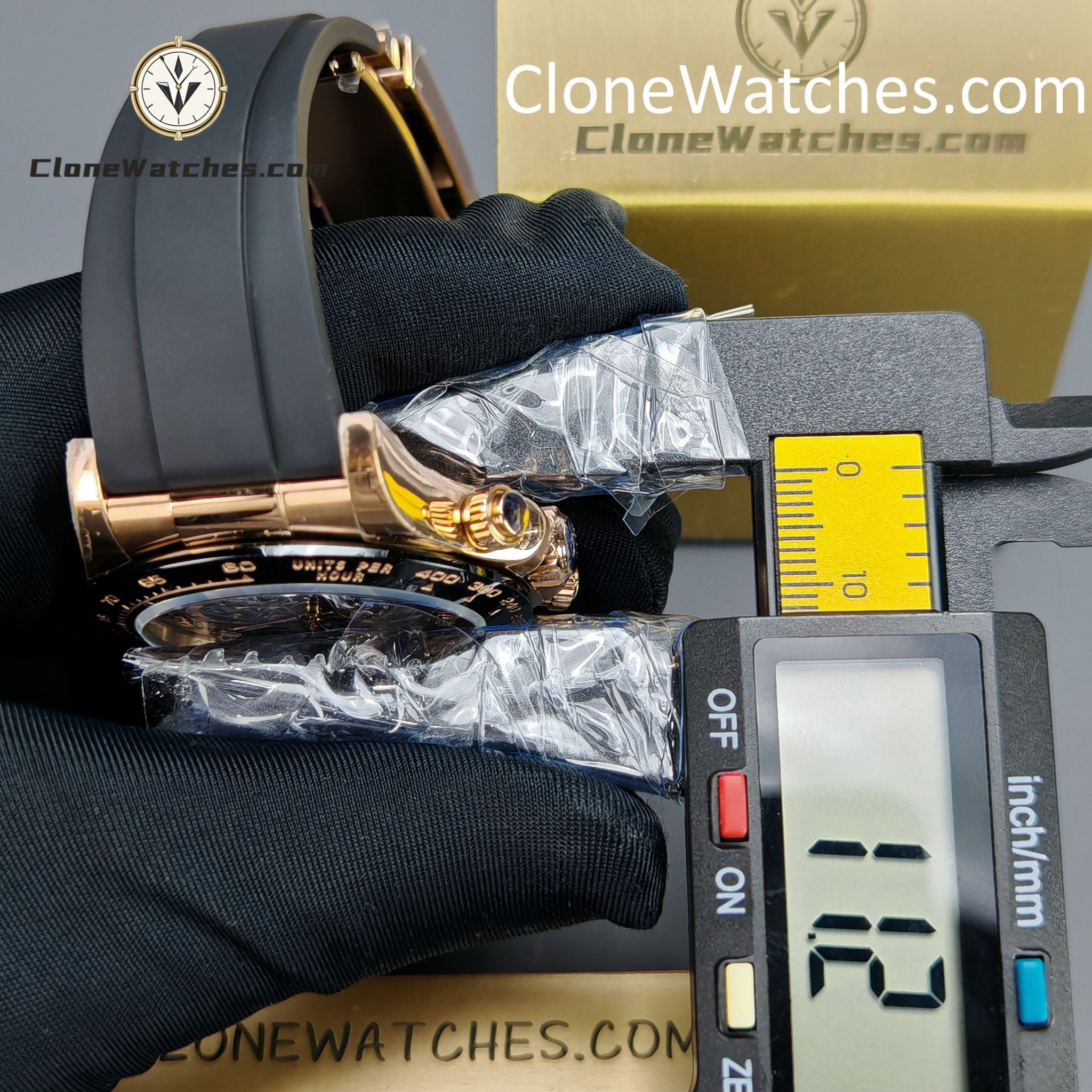 Rolex Super Clone Watches 1:1 Daytona Diamond m116515LN-0057 4130 Movement
