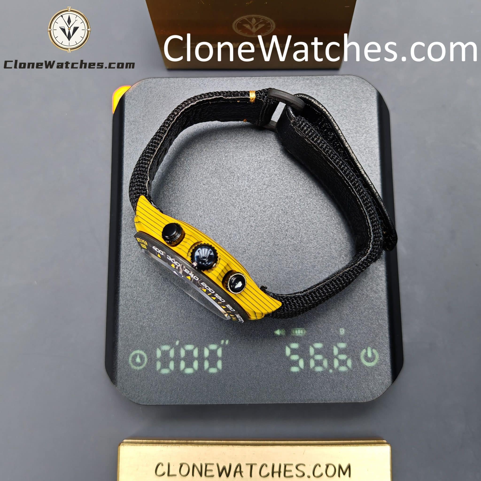 Modified Super Clone Watches 1:1 DiW Rolex Daytona Carbon Fiber BUMBLEBEE