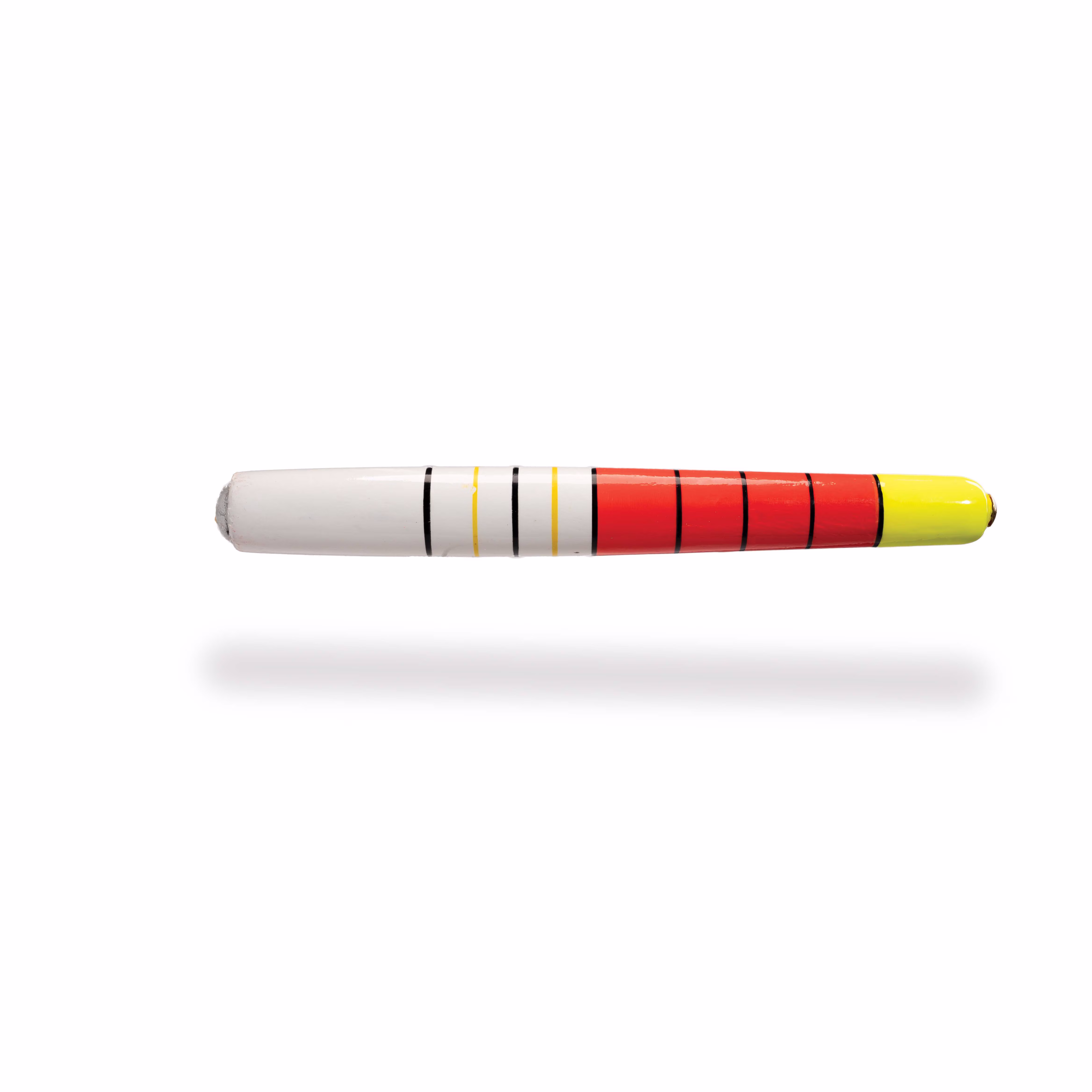 Comal Spring Stick Fishing Bobber, Pear Shape, Red and White