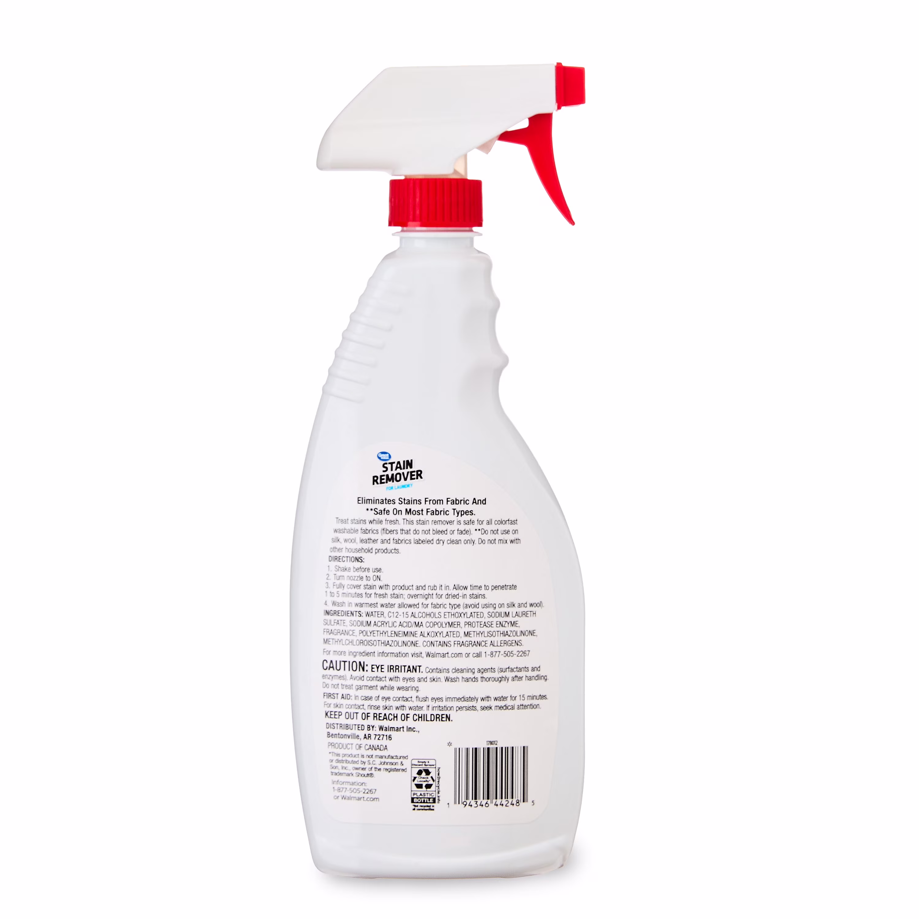 Great Value Laundry Stain Remover Spray, 22 fl oz