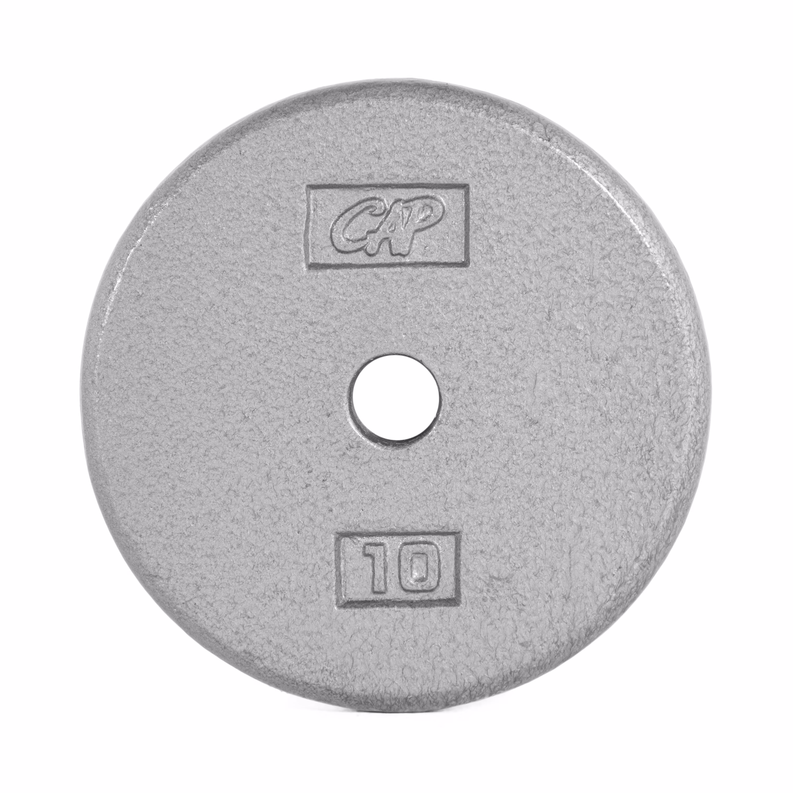 CAP Barbell Standard Cast Iron Weight Plate, 7.5 Lbs., Gray