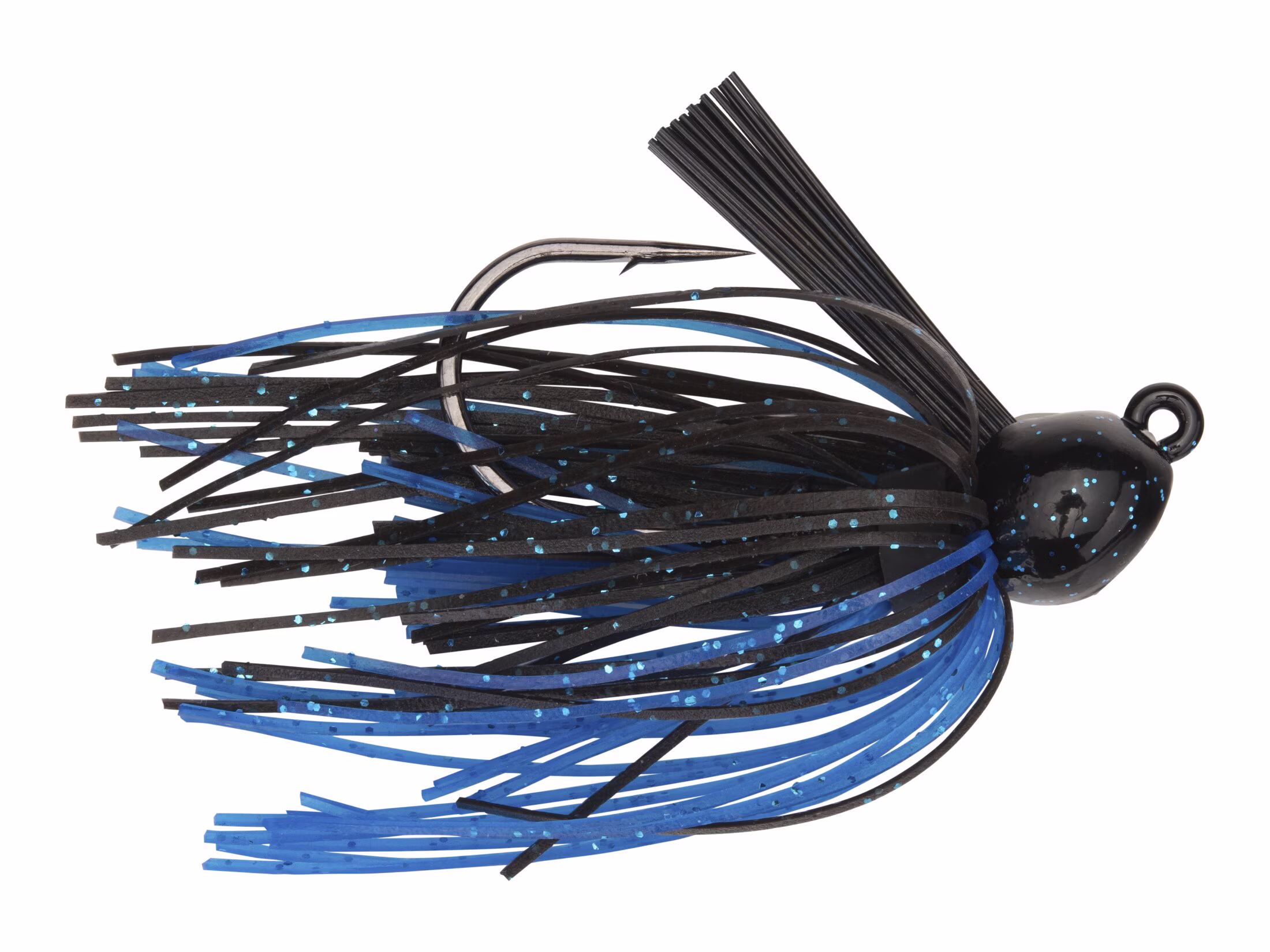 Strike King Bitsy Flip Jig 1/4oz Black Blue Bass Jig