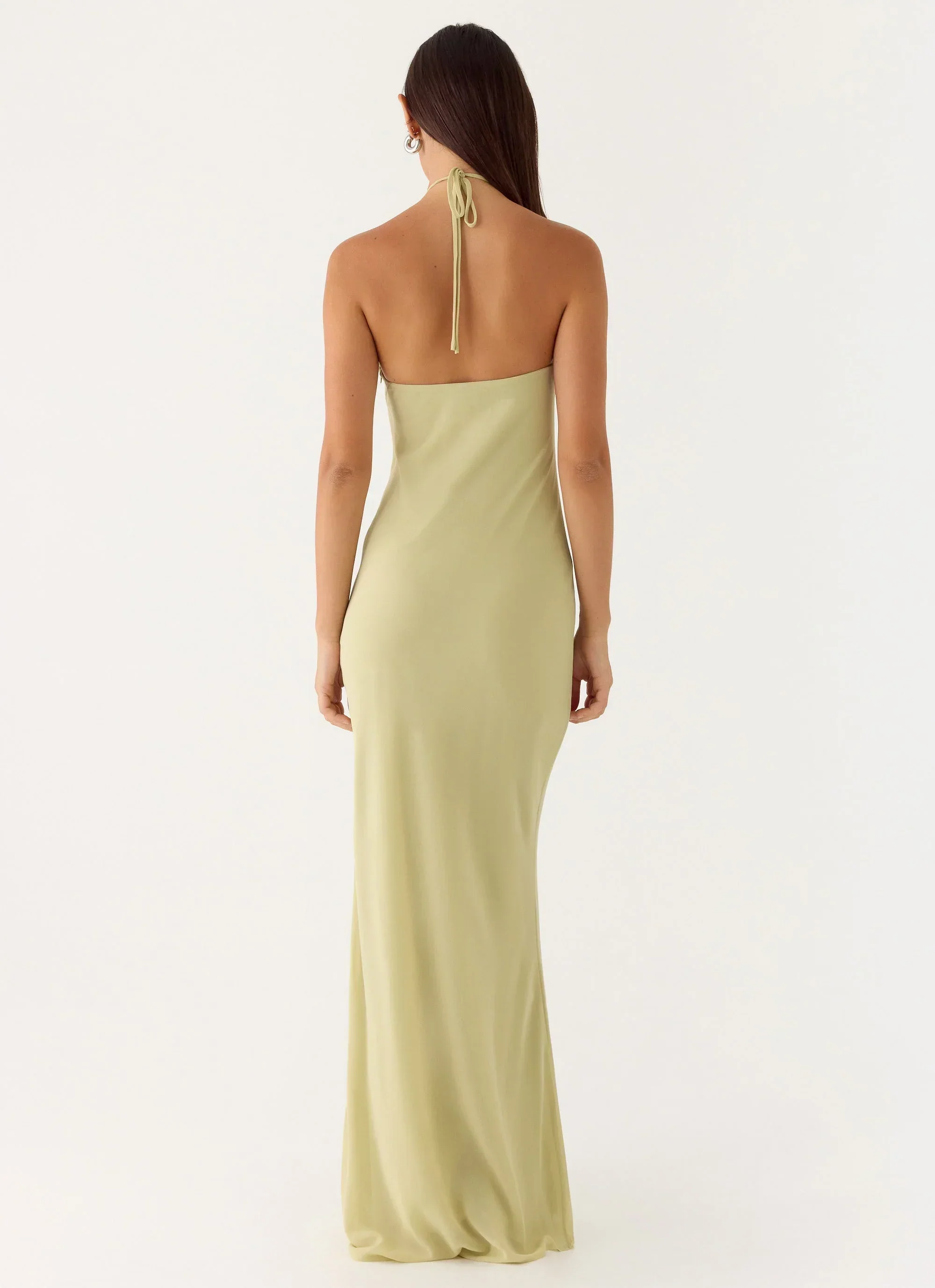 Anouk Halter Maxi Dress - Sage