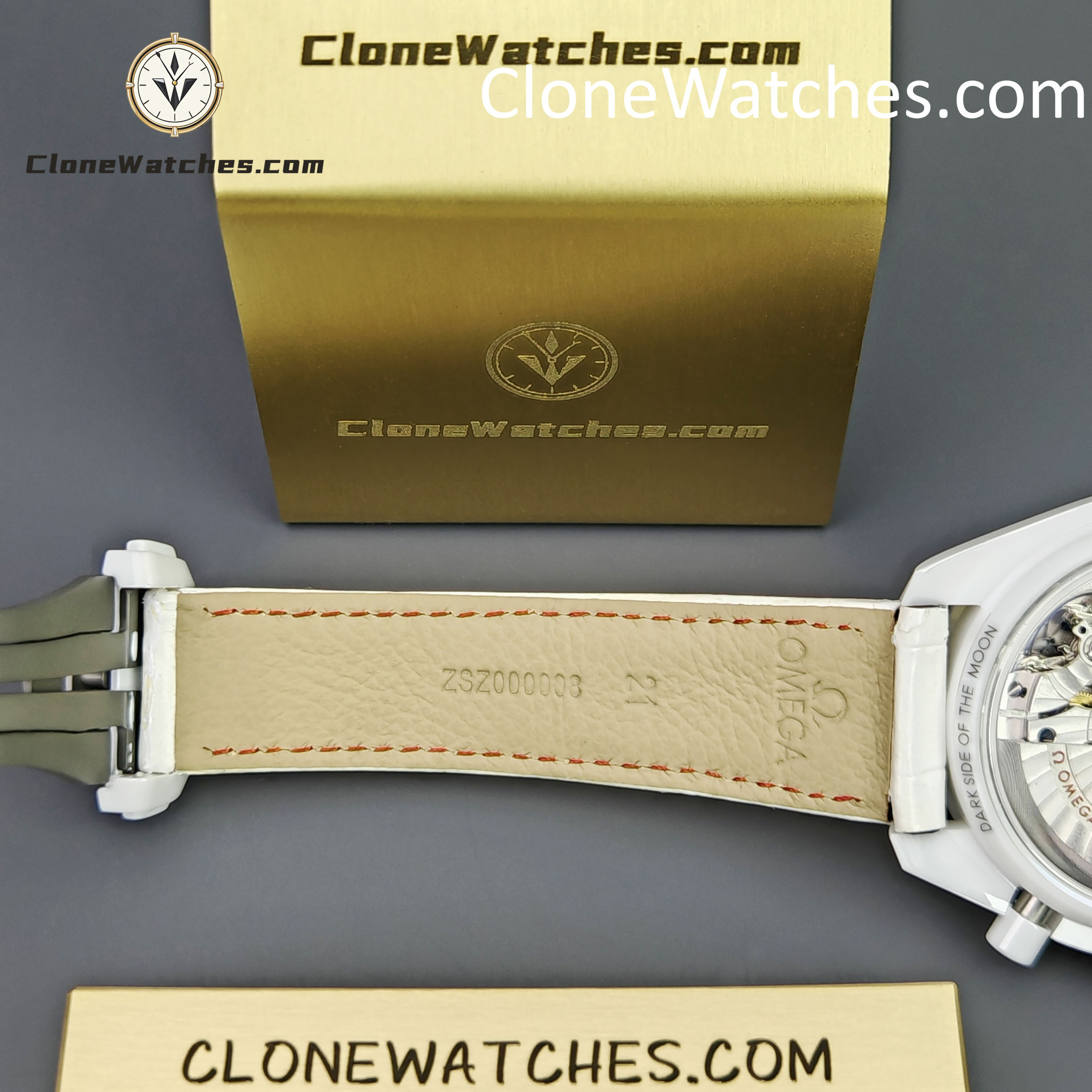 OMEGA Super Clone Watches 1:1 Speedmaster Dark Side of the Moon 311.93.44.51.04.002 44.25mm White Side of the Moon
