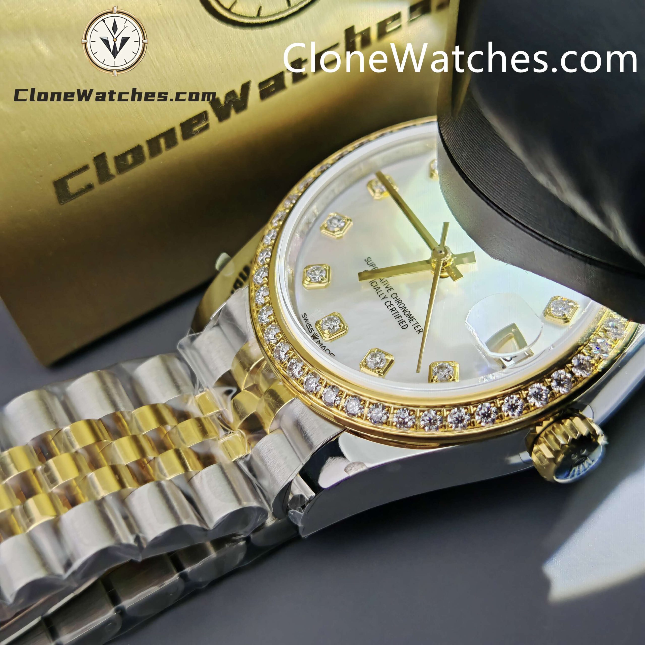 Rolex Super Clone Watches 1:1 DateJust m278383rbr-0028 Jubilee 31MM 2236 Movement