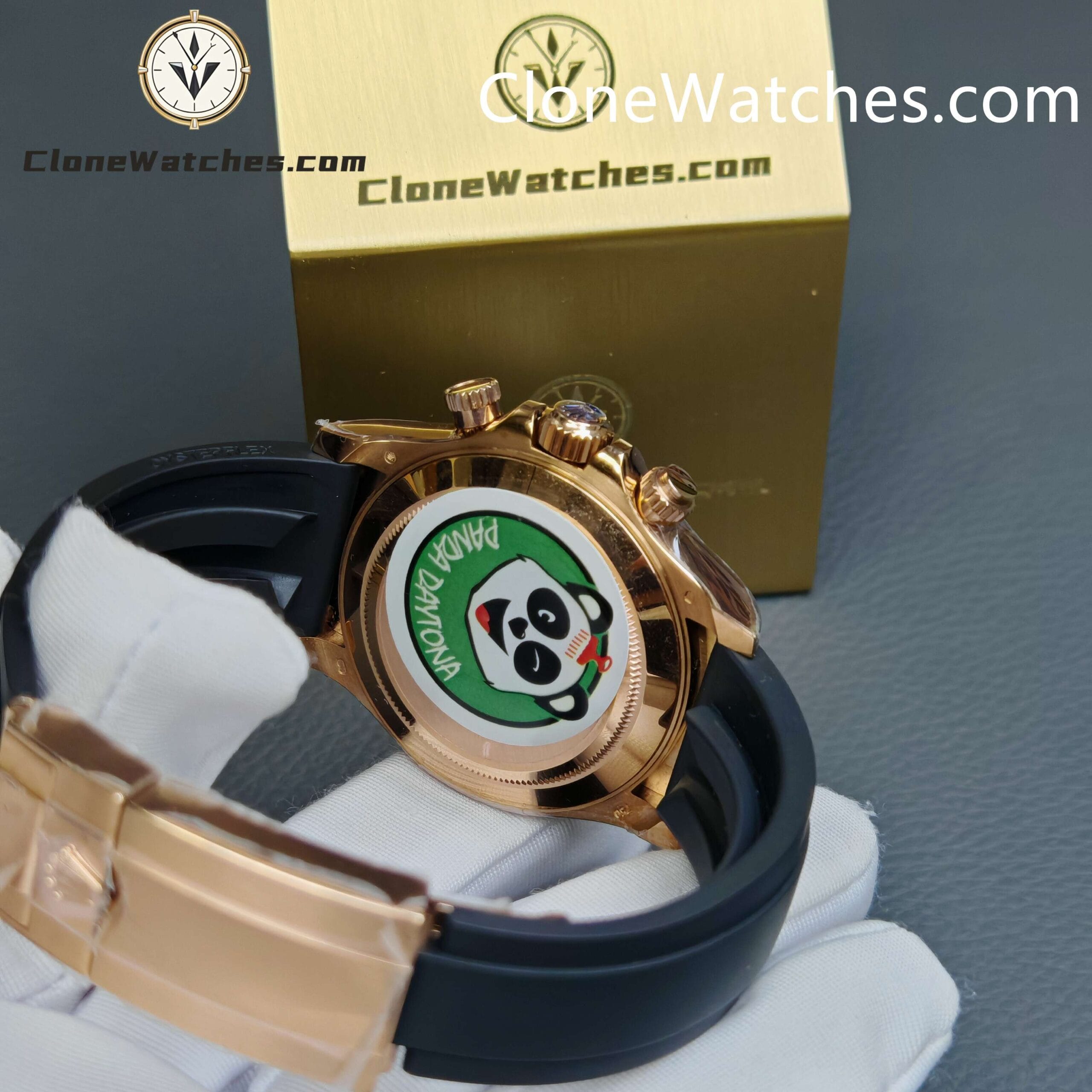 Rolex Super Clone Watches 1:1 Daytona 116515 Oysterflex Strap 4130 Movement