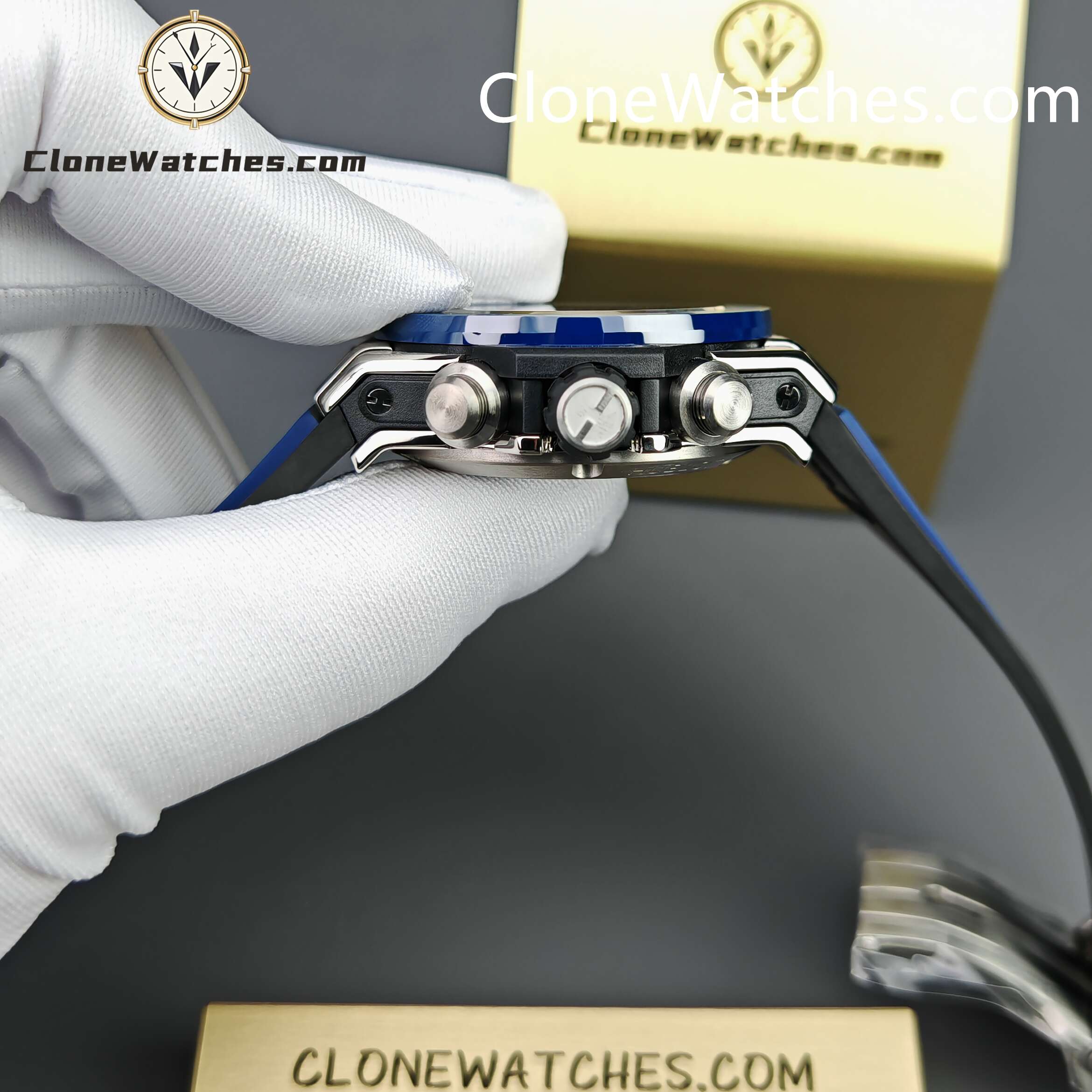 Hublot Super Clone Watches 1:1 Big Bang Unico Titanium Blue Ceramic 42mm 441.NL.5171.RX