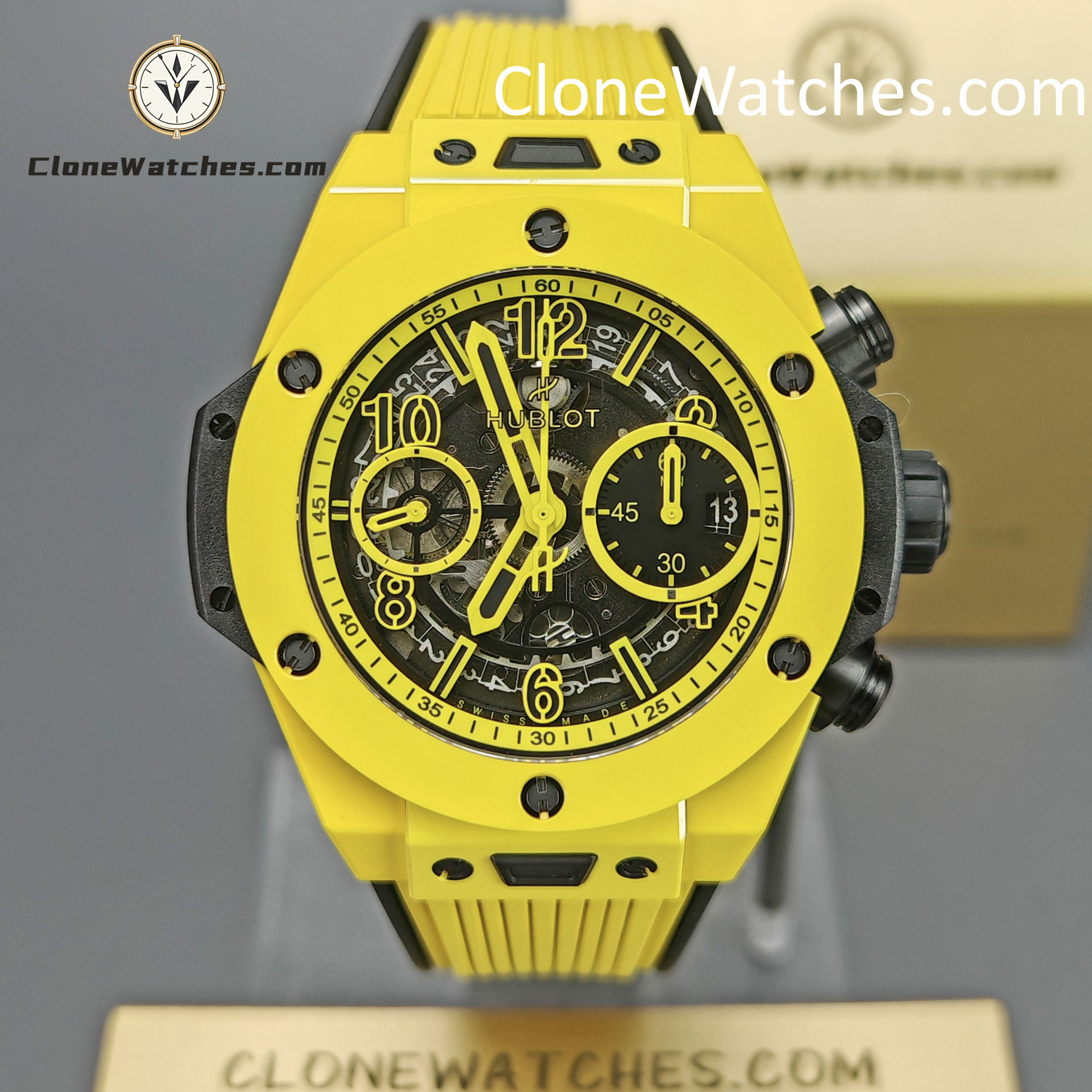 Hublot Super Clone Watches 1:1 Big Bang Unico Yellow Magic 42MM 441.CY.471Y.RX