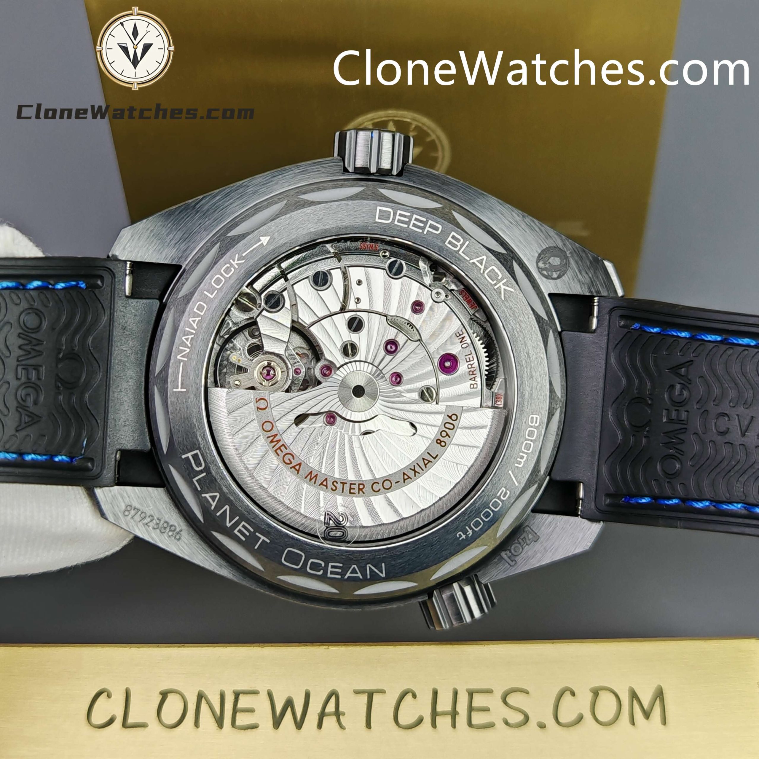 OMEGA Super Clone Watches 1:1 Seamaster Planet Ocean 600m Deep Black 215.92.46.22.01.002 45.5MM