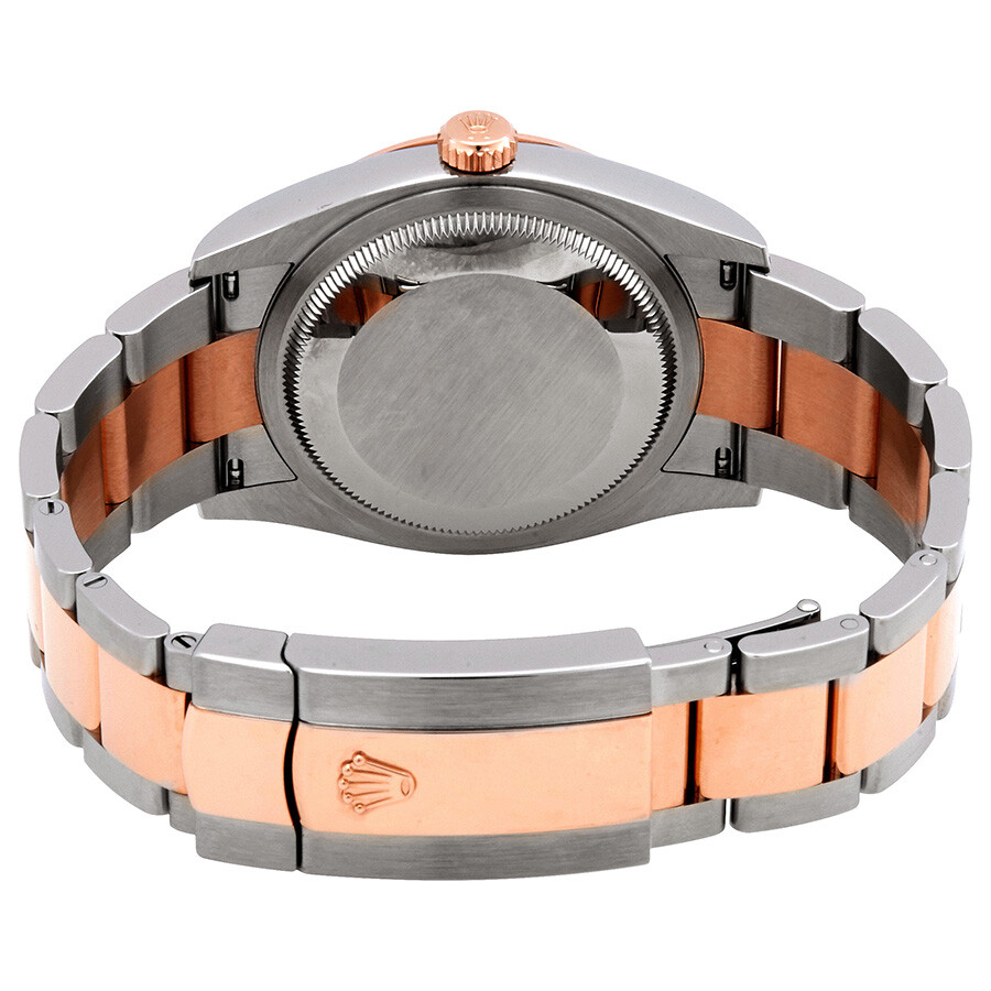 Rolex Datejust 36 Automatic White Dial Men s Steel and 18kt Everose Gold Oyster Watch 126231WSO（Lifetime free warranty+90-days replacement service & Refund!.）