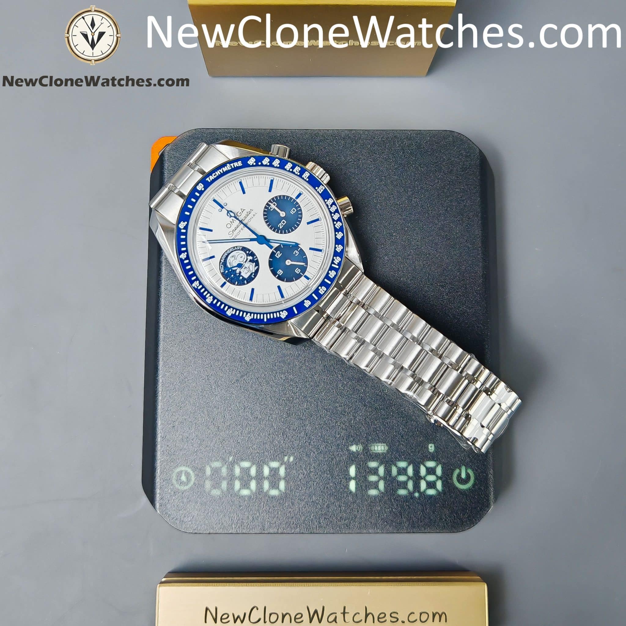 OMEGA Super Clone Watches 1:1 Speedmaster Anniversary Series ��Silver Snoopy Award�� 310.32.42.50.02.001 42mm