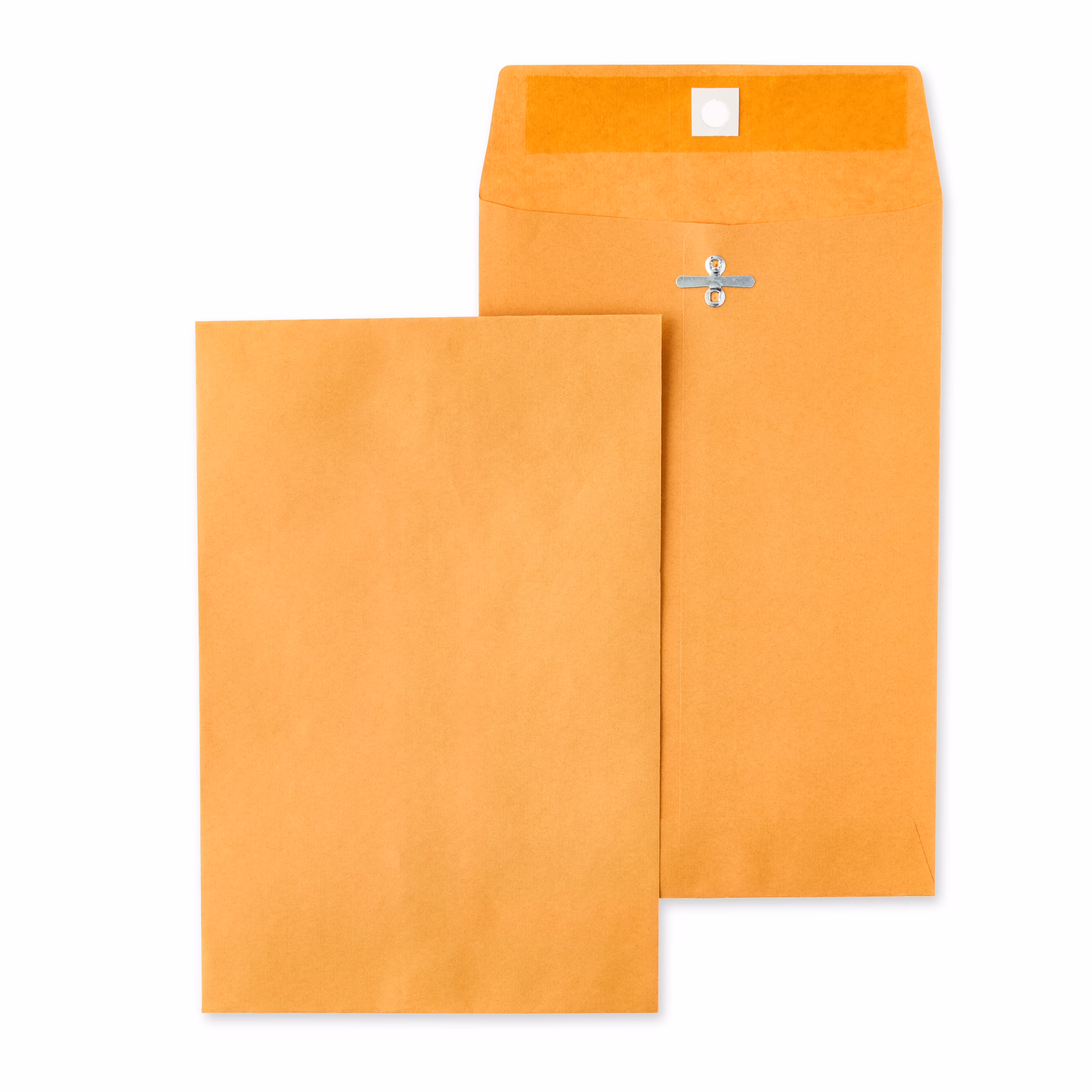 Pen+Gear Kraft Clasp Envelopes, 6 in x 9 in, 6 Count