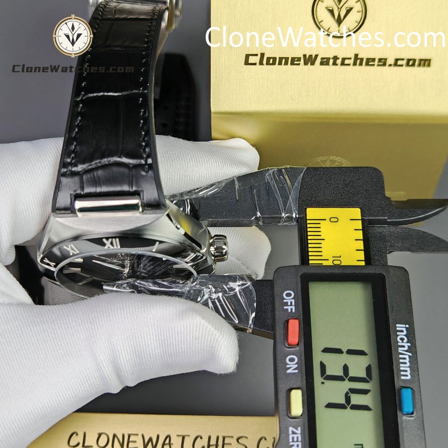 OMEGA Super Clone Watches 1:1 Constellation steel on leather strap 131.33.41.21.01.001 41mm