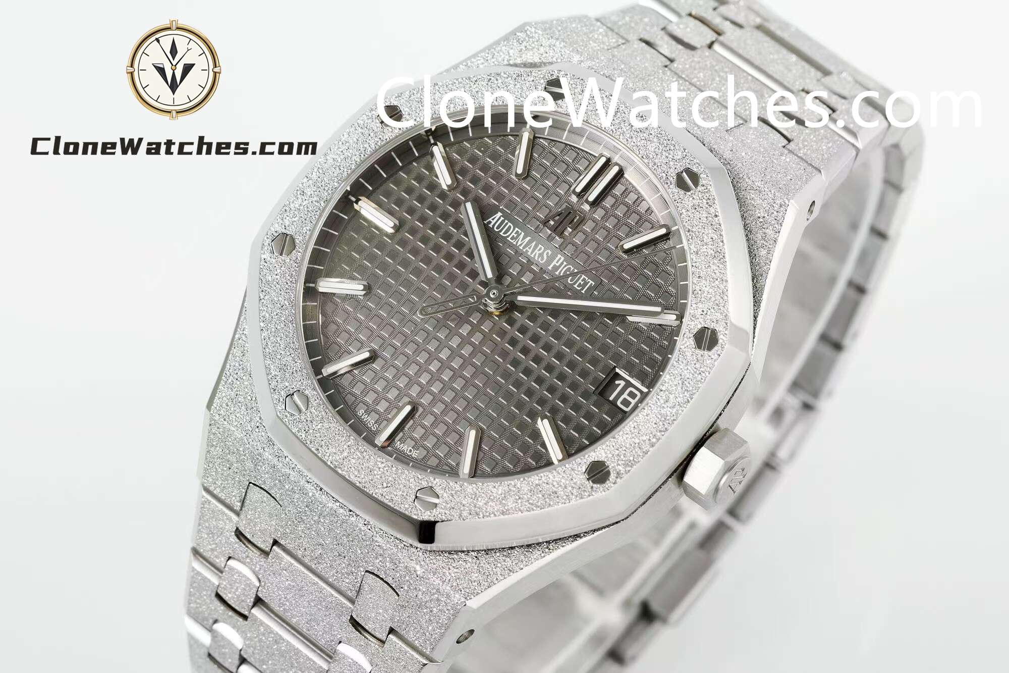 Audemars Piguet Super Clone Watches 1:1 Royal Oak Frost 15500 Grey Dial