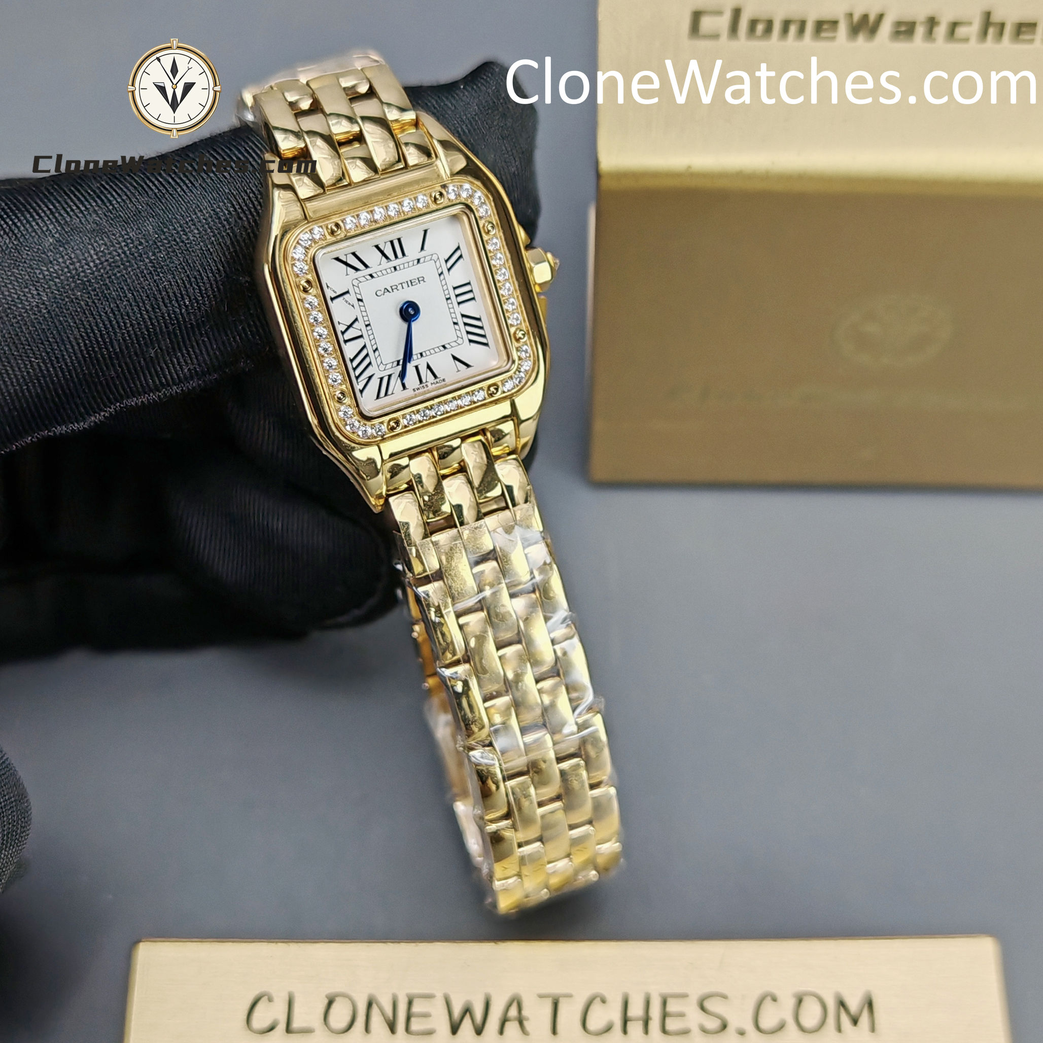 Cartier Super Clone Watches 1:1 PANTHÈRE DE CARTIER White Dial 22mm x30mm WJPN0067