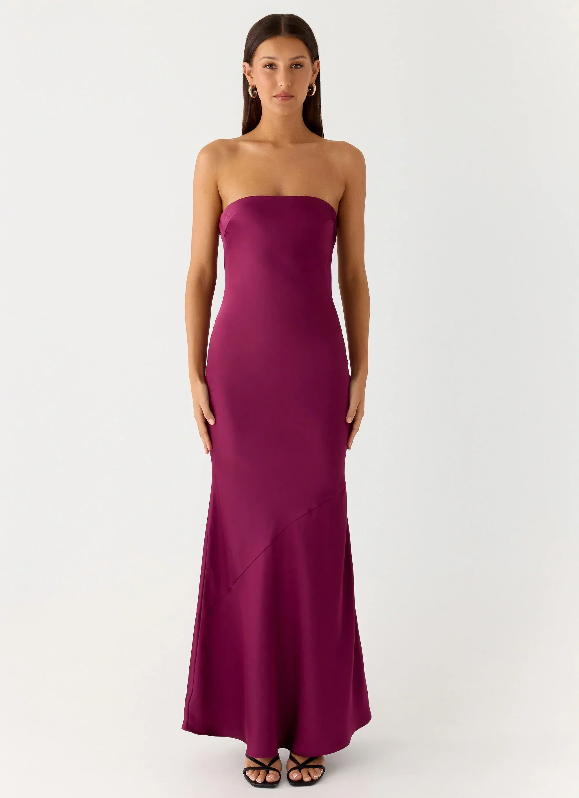 Endless Nights Maxi Dress - Plum