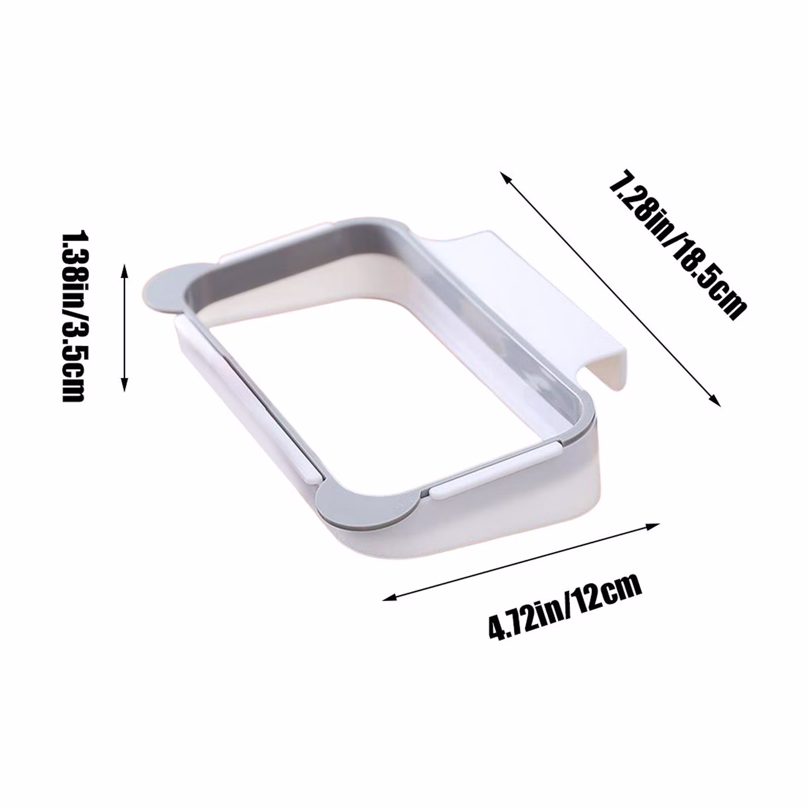 Kitchen Trash Can, Step-On Garbage Can with Lid, Tall Kitchen & Bathroom Trash Can, Small Office Waste Bin, White - Xuniizn