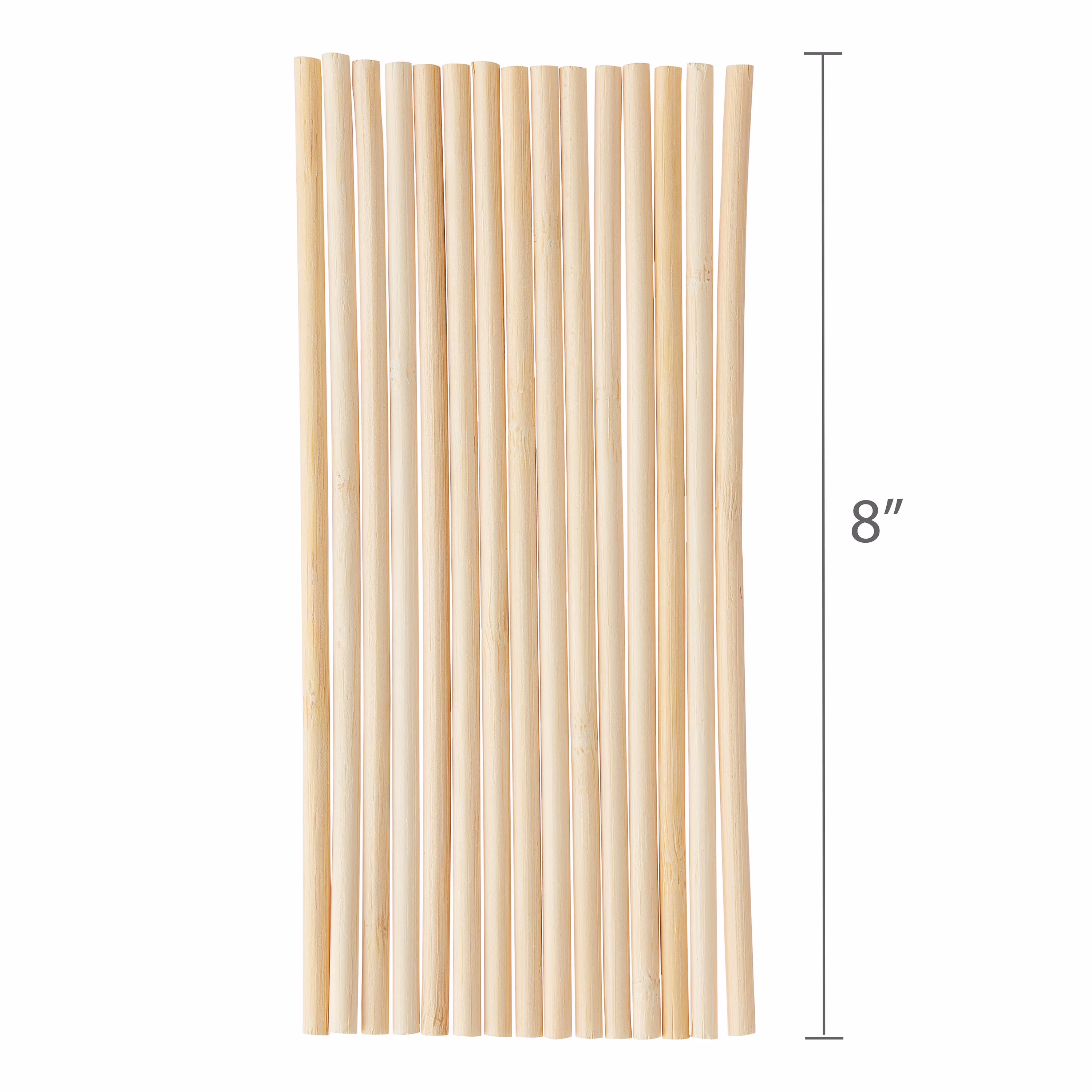 Bamboo Craft Dowel Rods, 8