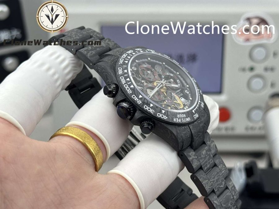 Modified Super Clone Watches 1:1 Rolex Daytona 4130 Super Lightweight Carbon Fiber 40mm