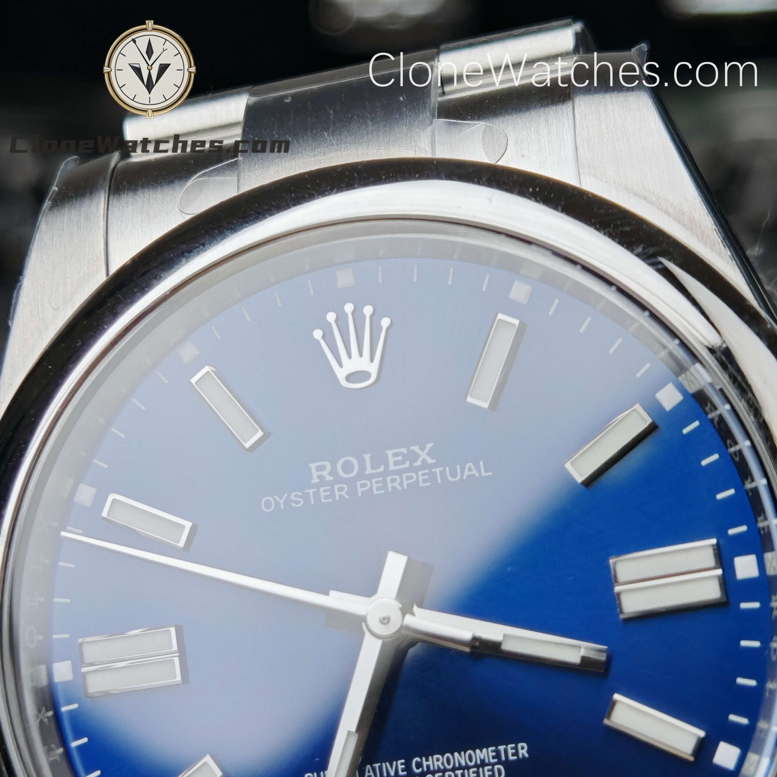 Rolex Super Clone Watches 1:1 Oyster Perpetual Blue Dial 41MM m124300-0003 3230 Movement