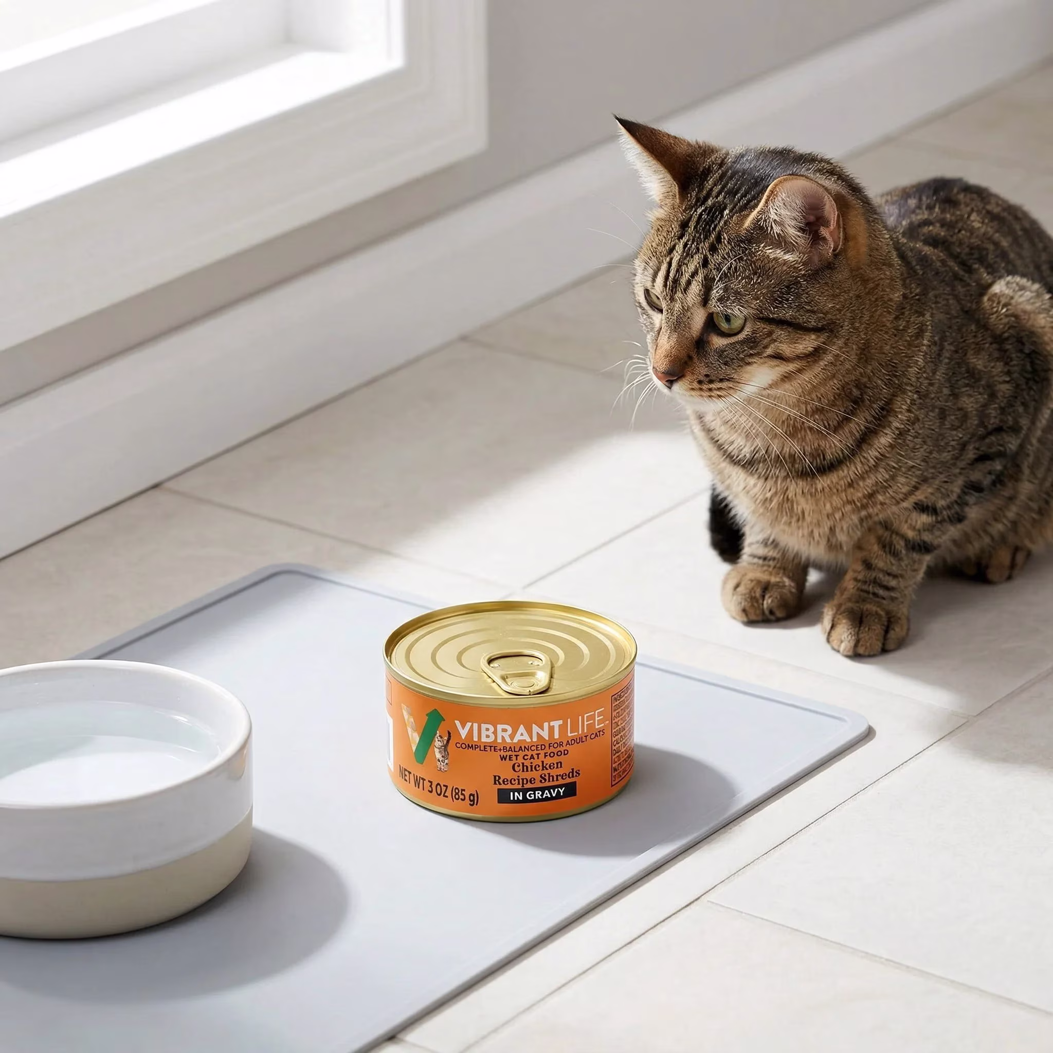 Vibrant Life Chicken Shreds Wet Cat Food, 3 oz Can