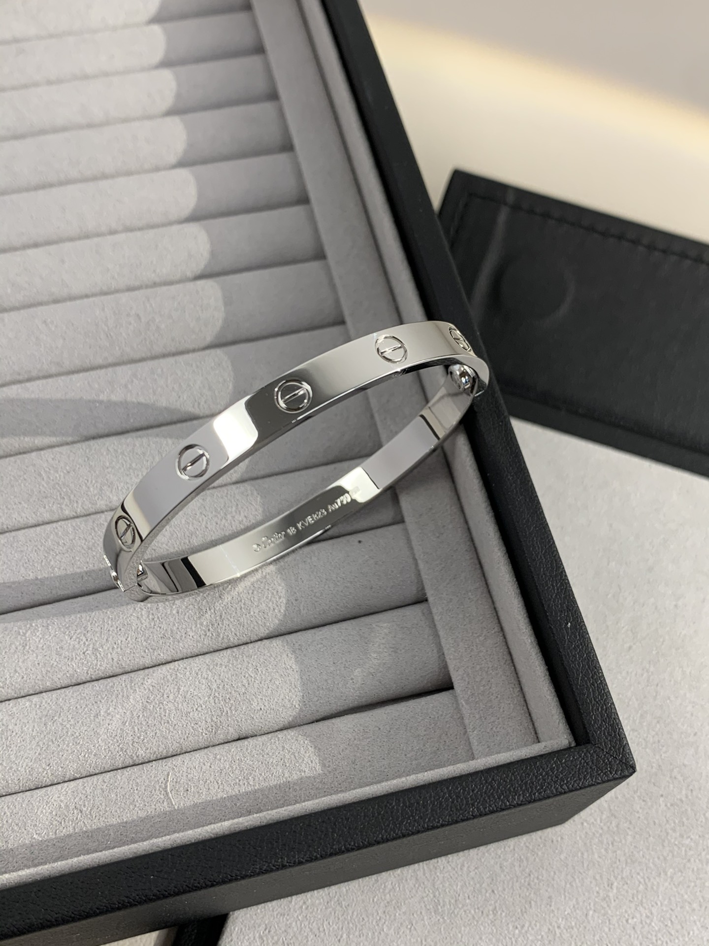Cartier LOVE Series Wide 18K Bracelet