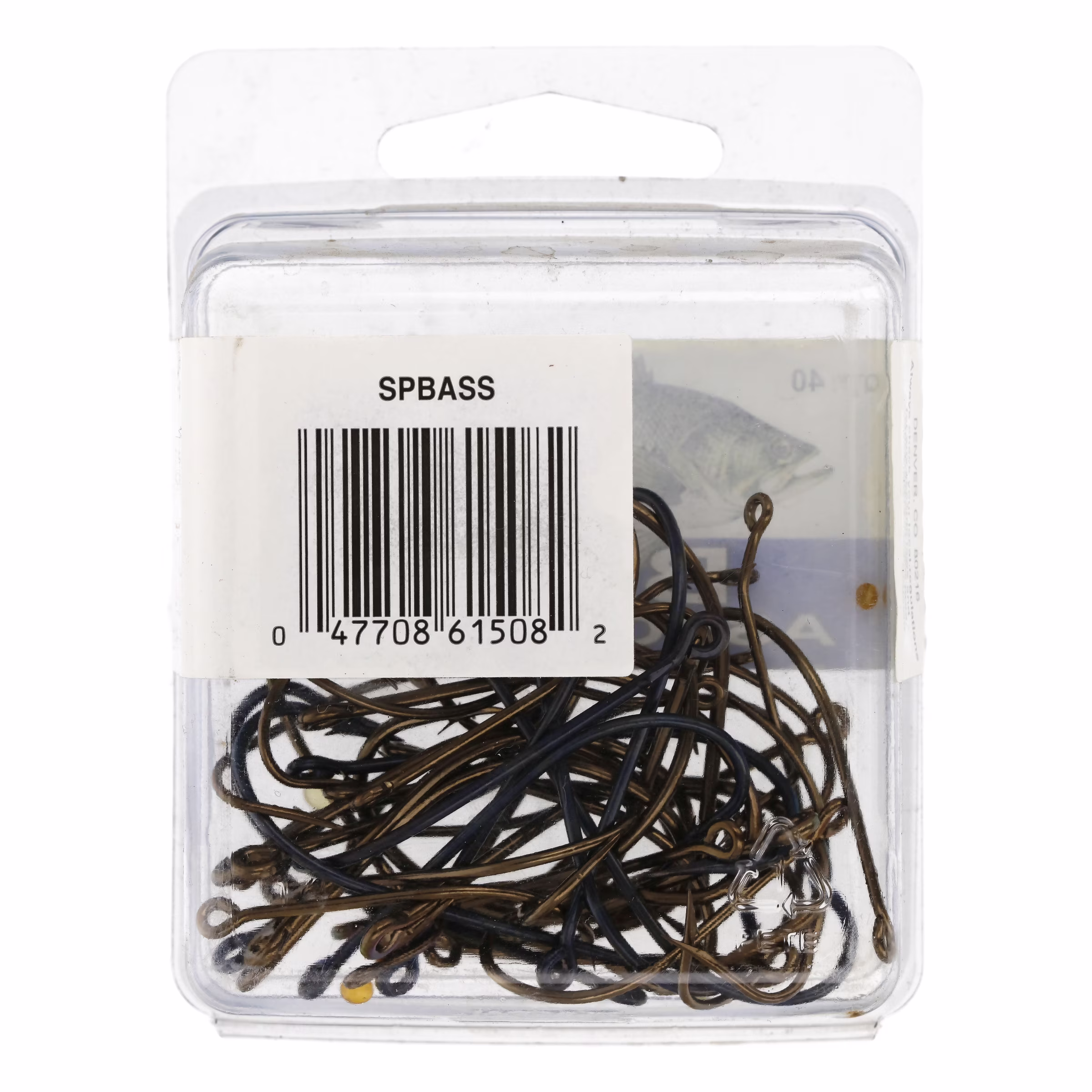 Eagle Claw Freshwater Bass Fishing Hooks Assortment Clam, 40 Piece