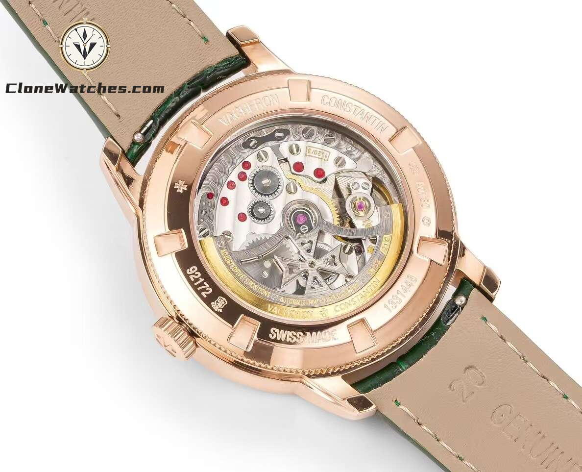 Vacheron Constantin Super Clone Watches 1:1 Traditionnelle Rose Gold 82172/000R-H008 Green Dial