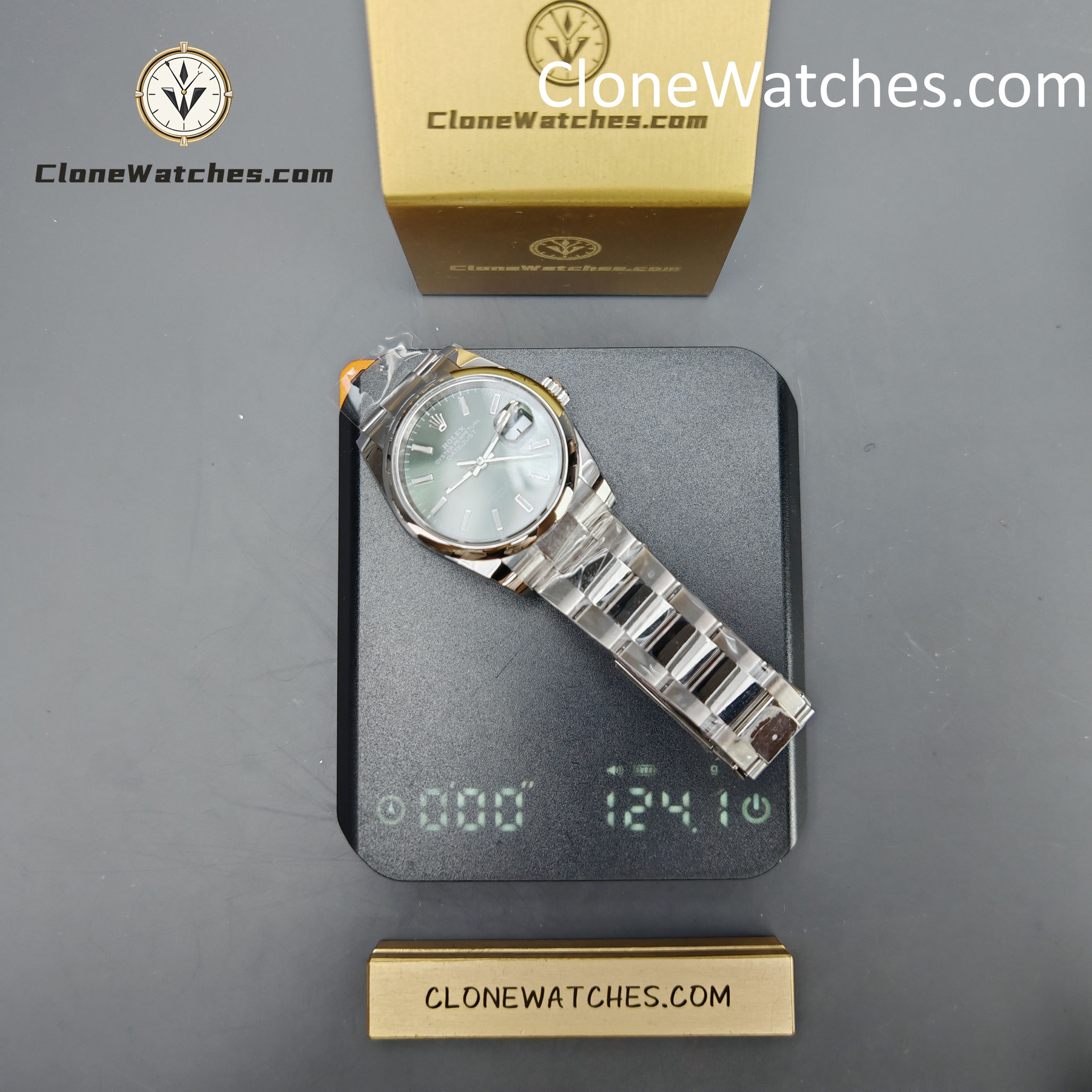 Rolex Super Clone Watches 1:1 DateJust Green Dial m126200-0024 Oyster 36MM 3235 Movement